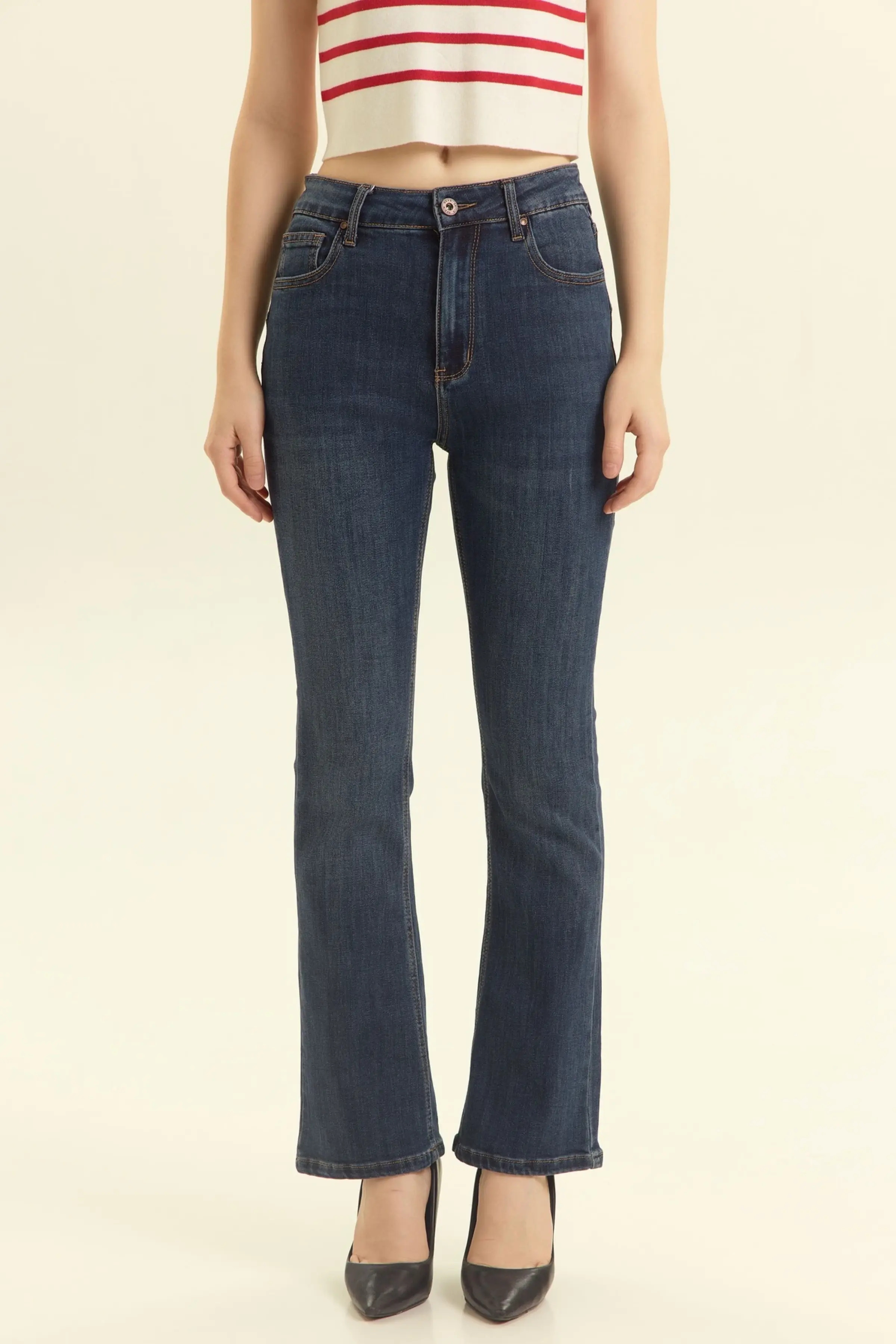 Джинсы синий для женщин 46119-65 74