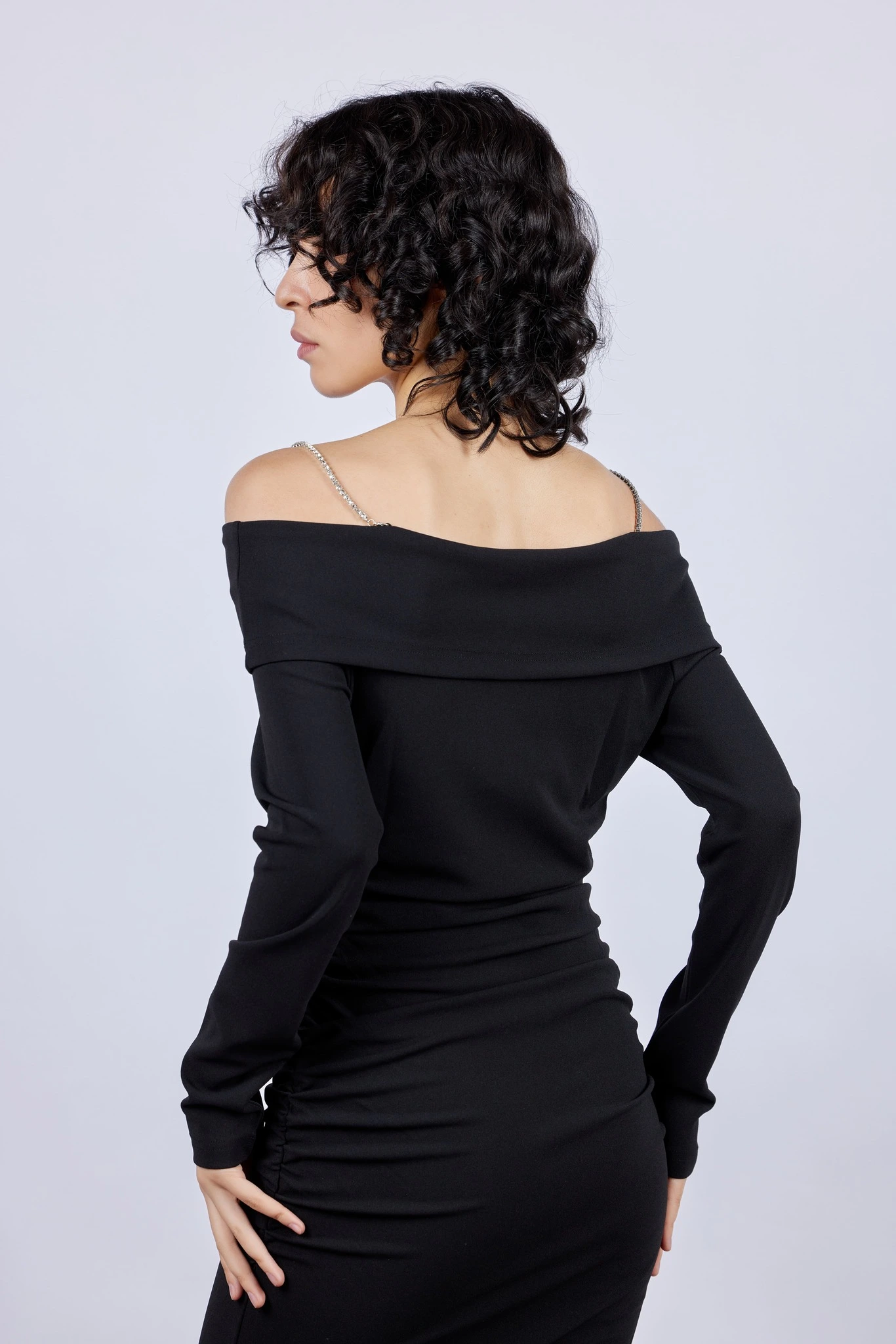 Платье черный для женщин 43197-1 54