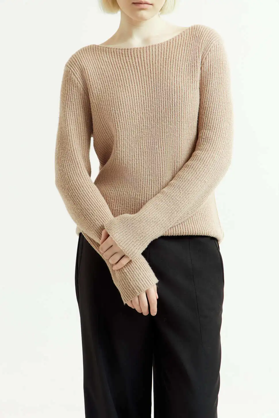 Джемпер бежевый для женщин 43165-15 60