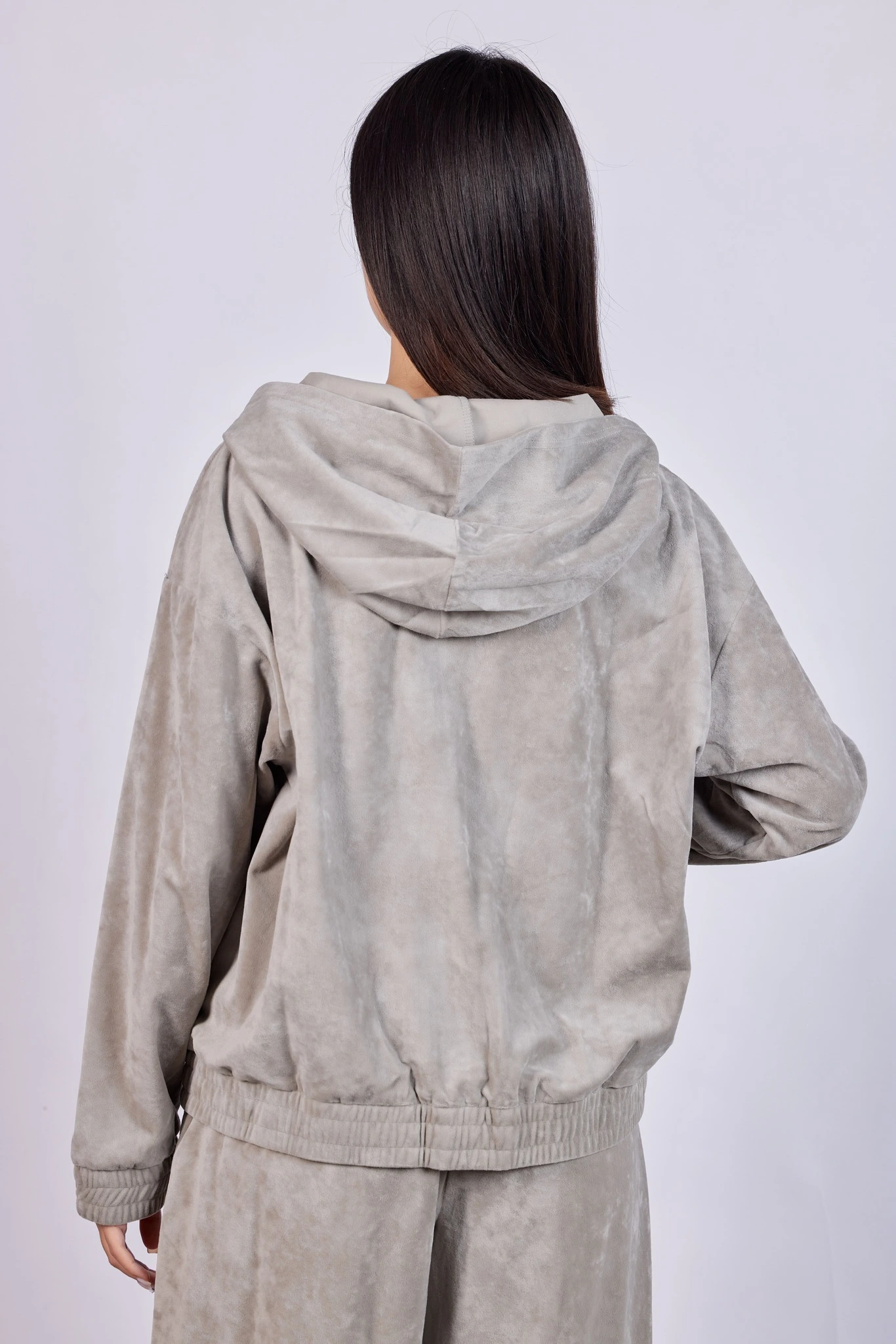 Худи серый для женщин 43188-61 62