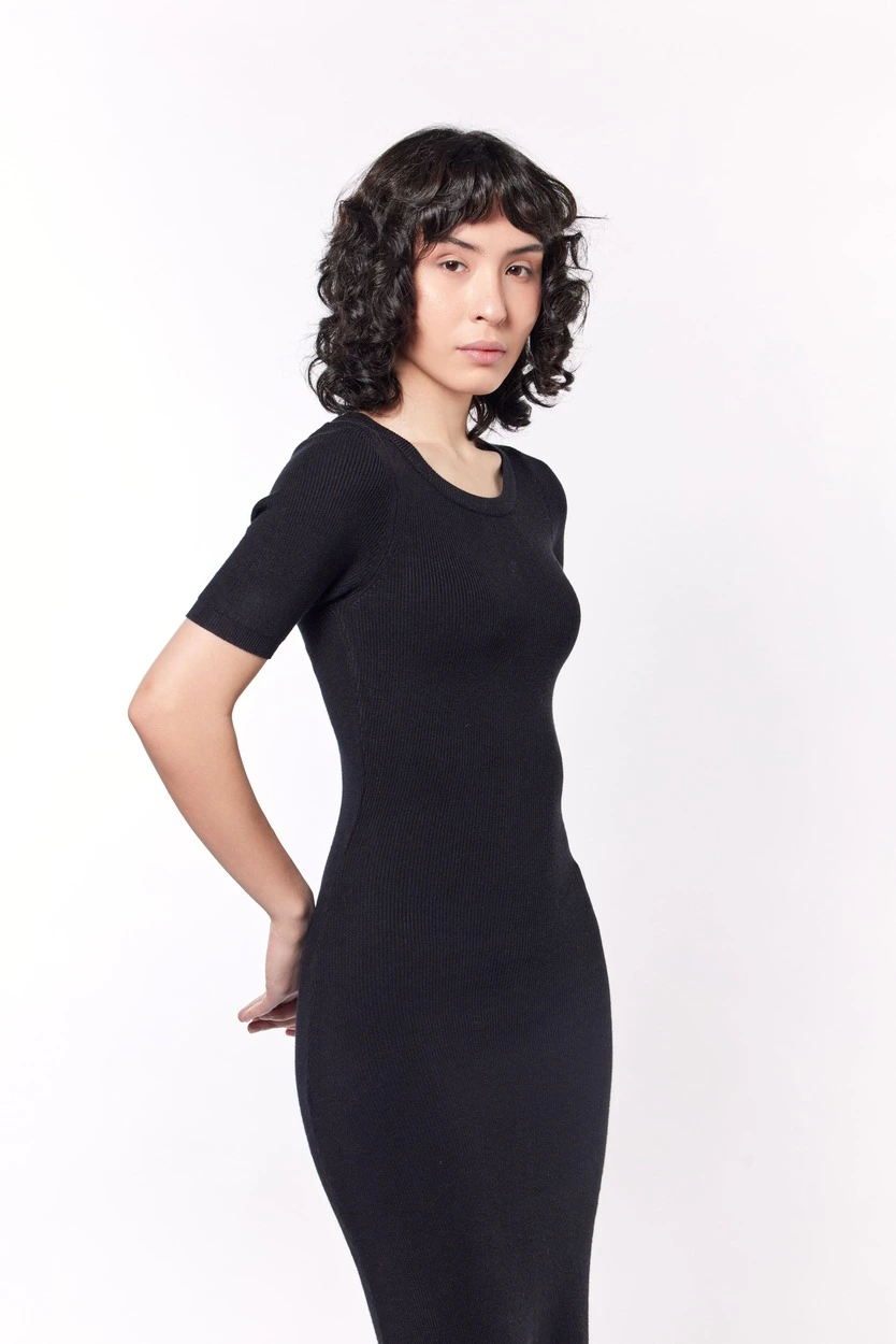 Платье черный для женщин 44206-1 54