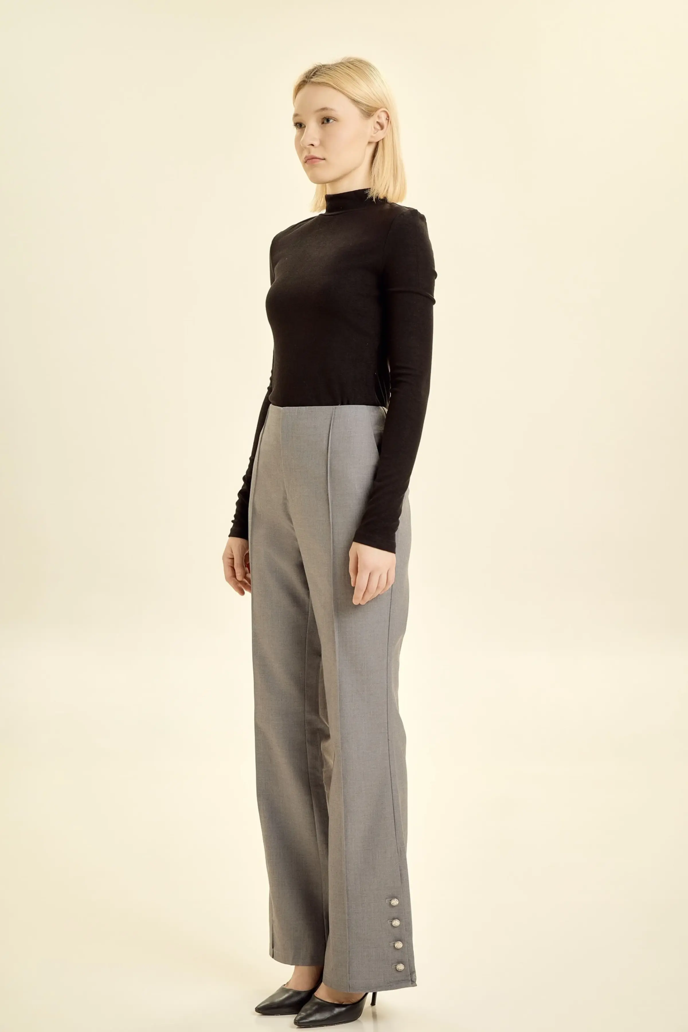 Брюки серый для женщин 46141-61 71