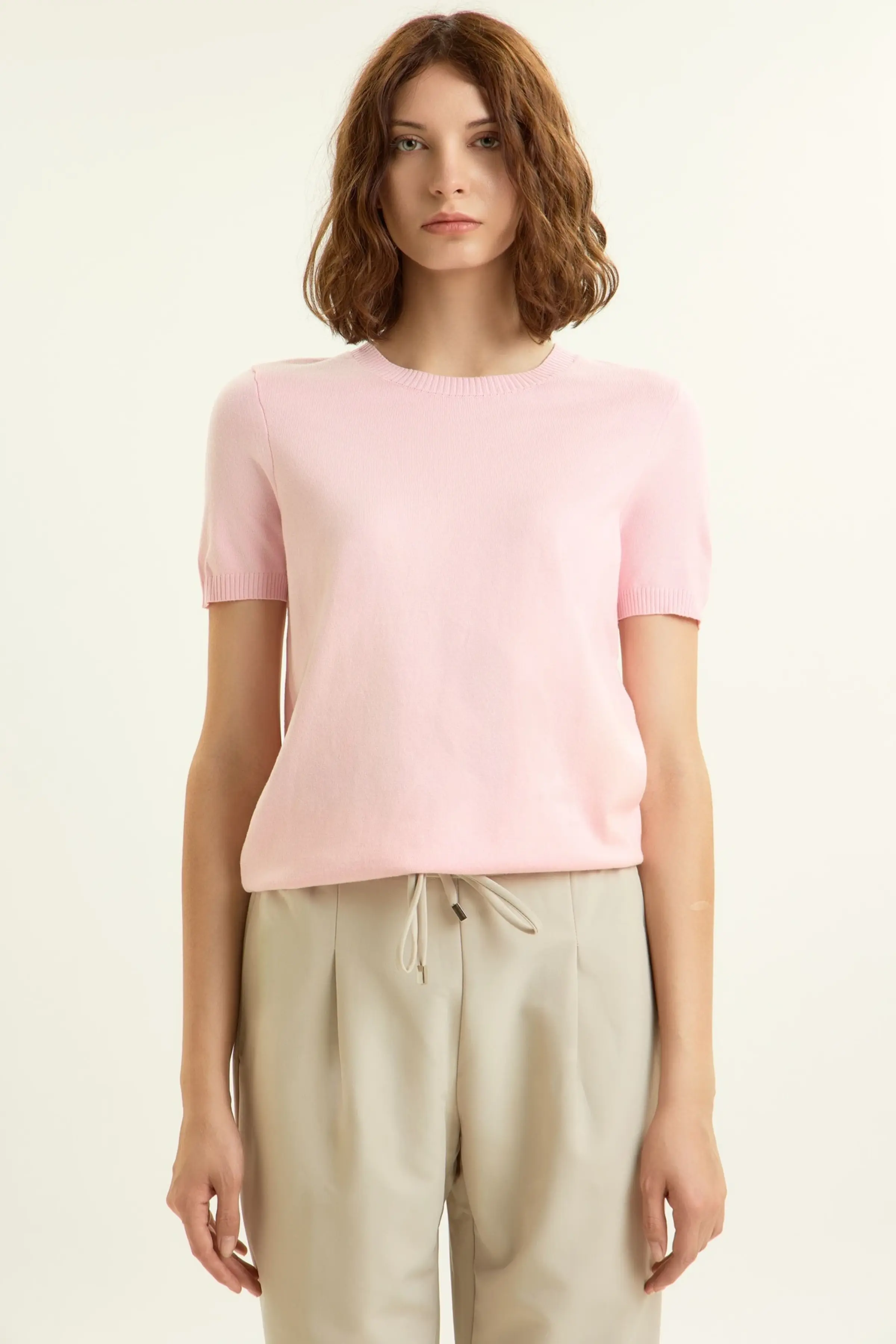 Джемпер светло-розовый для женщин 44194-27 60