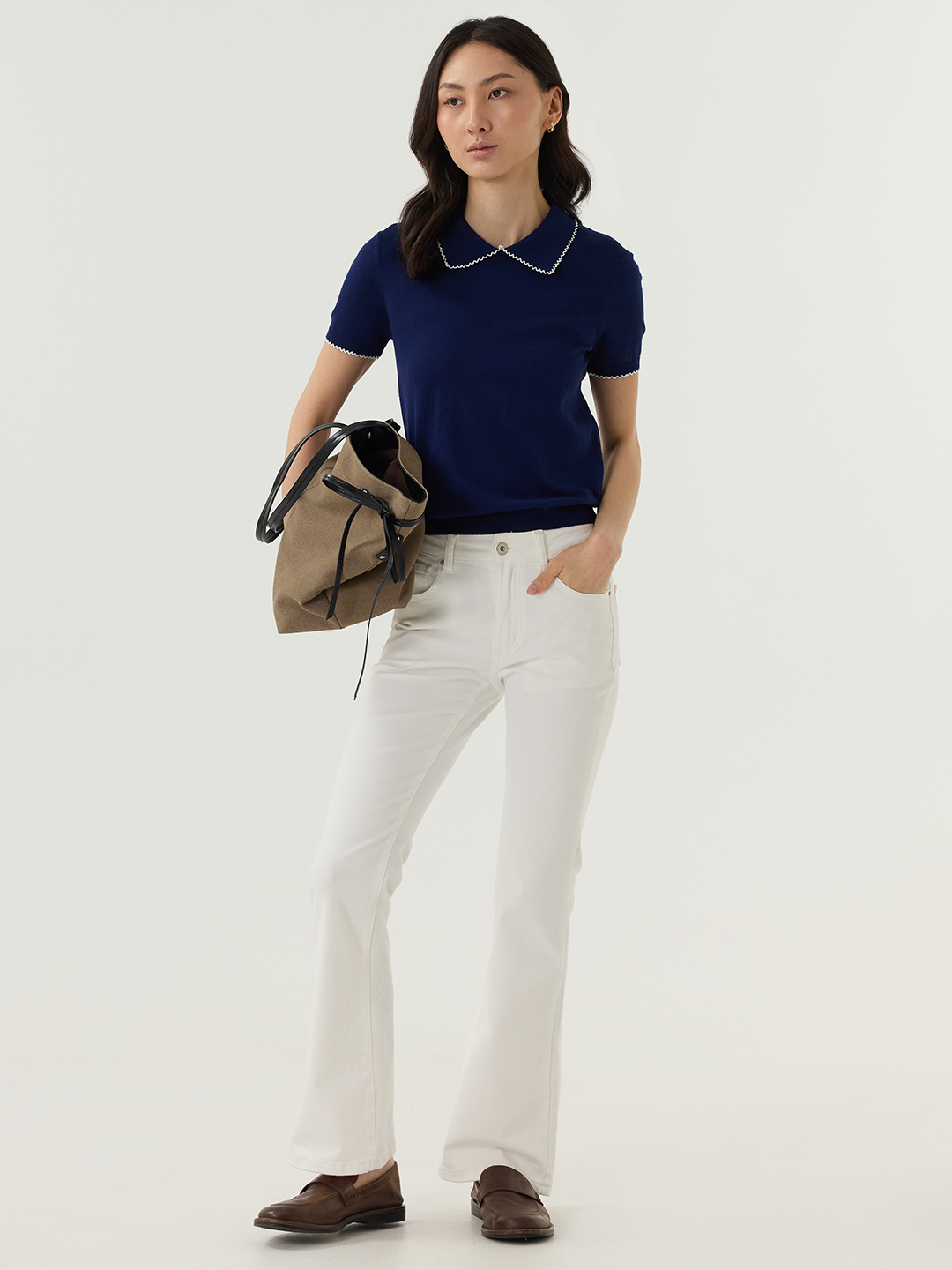 Джемпер синий для женщин 48231-65 60