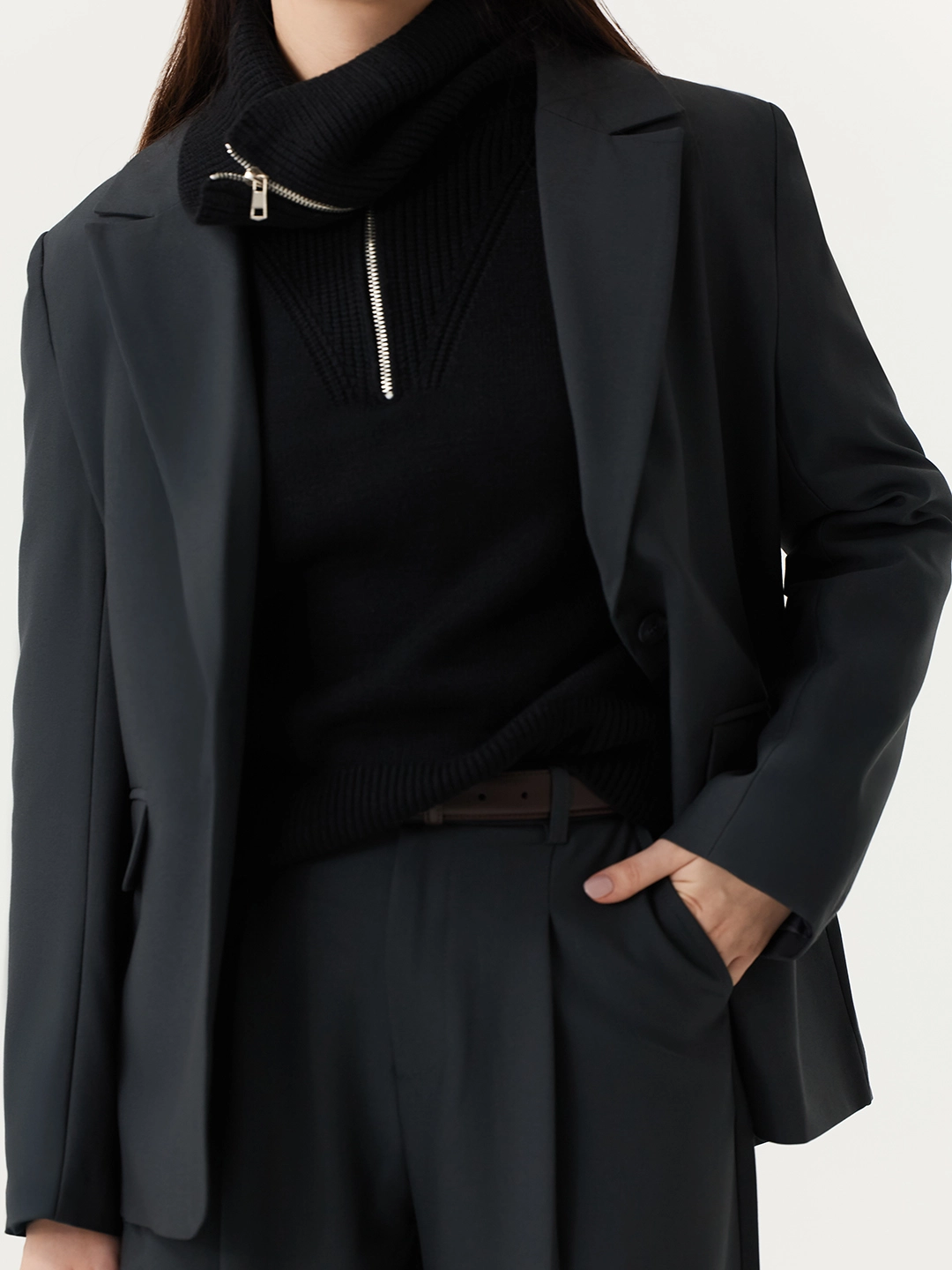 Жакет темно-серый для женщин 48127-12 64