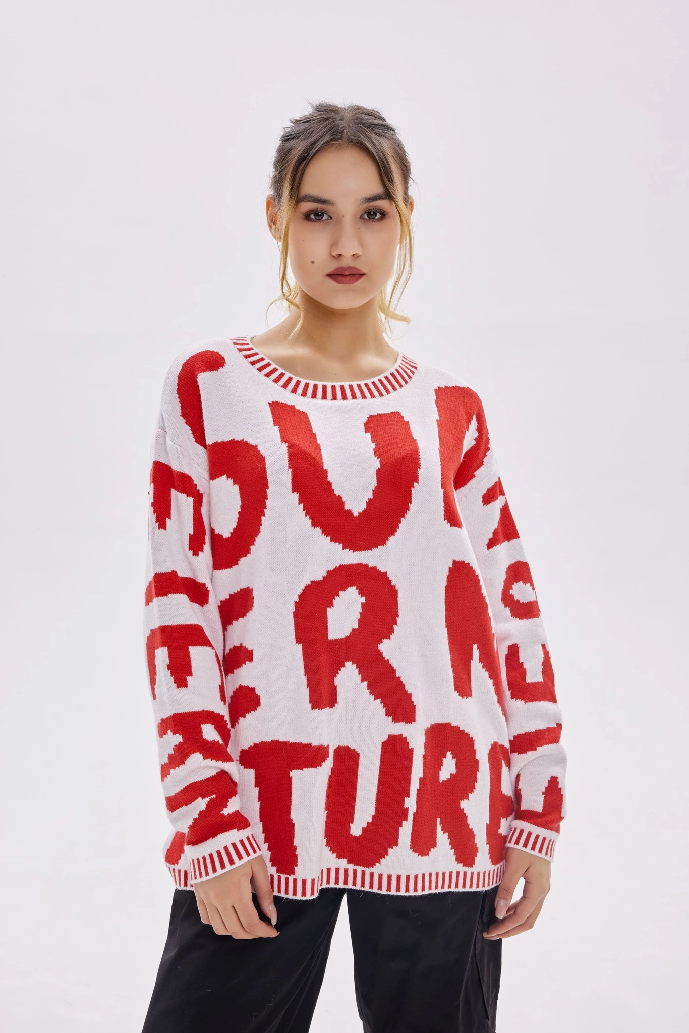 Свитер красный для женщин 39199-7 65