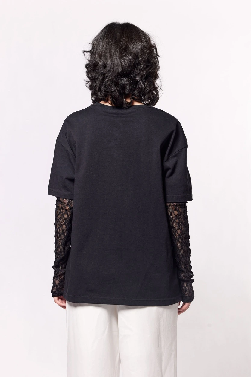 Лонгслив черный для женщин 44122-1 59