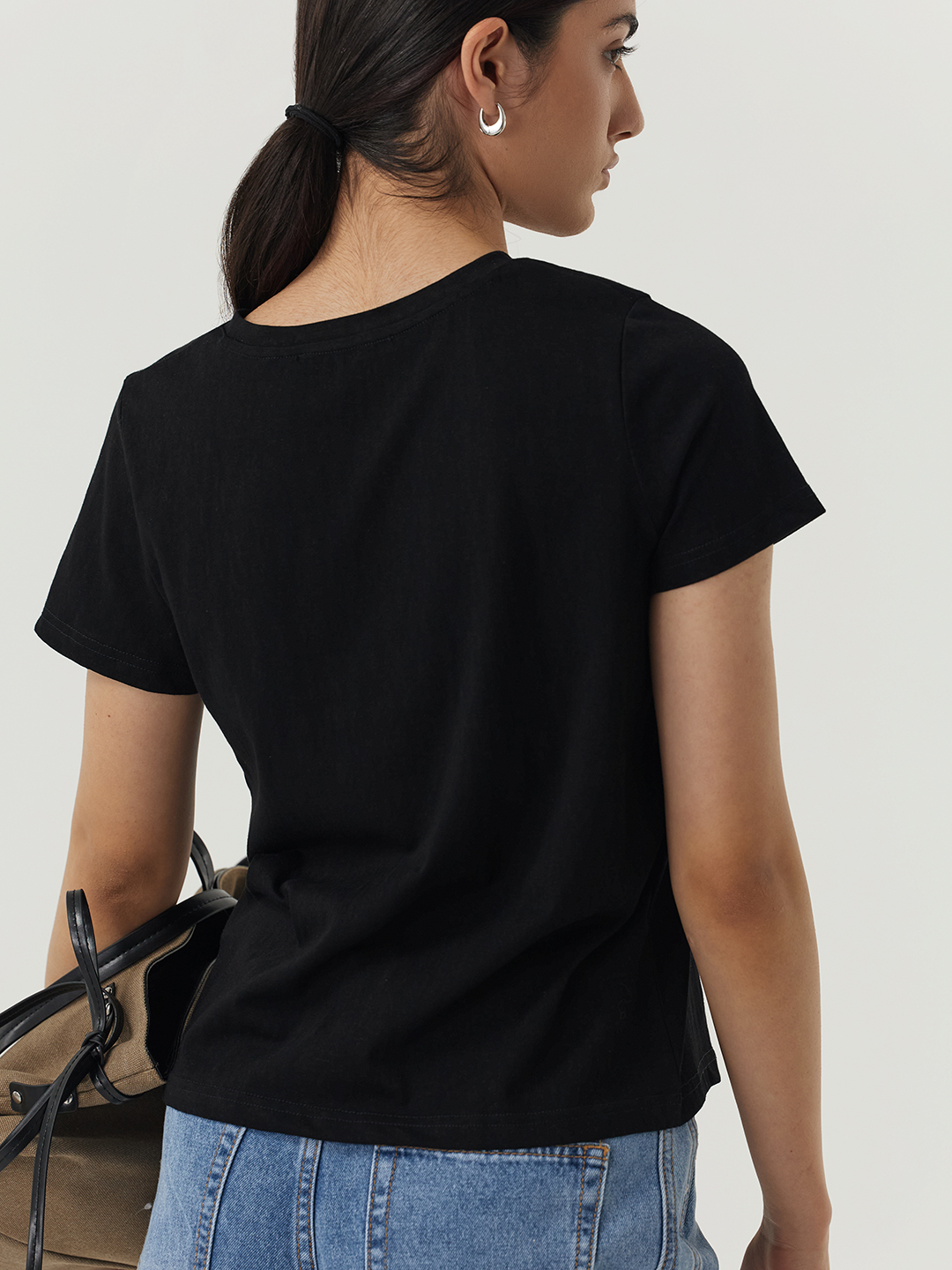 Футболка черный для женщин 48352-1 67