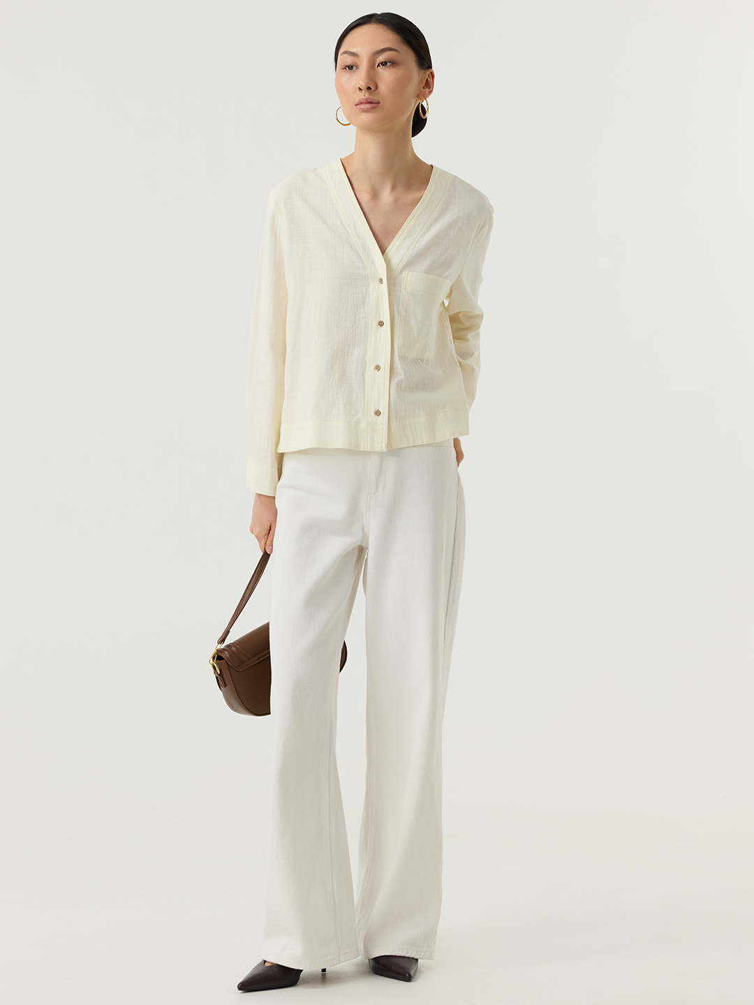 Блузка айвори для женщин 48239-234 28