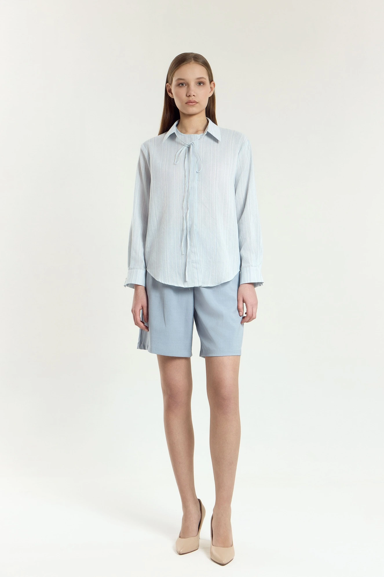 Шорты голубой для женщин 45118-10 57