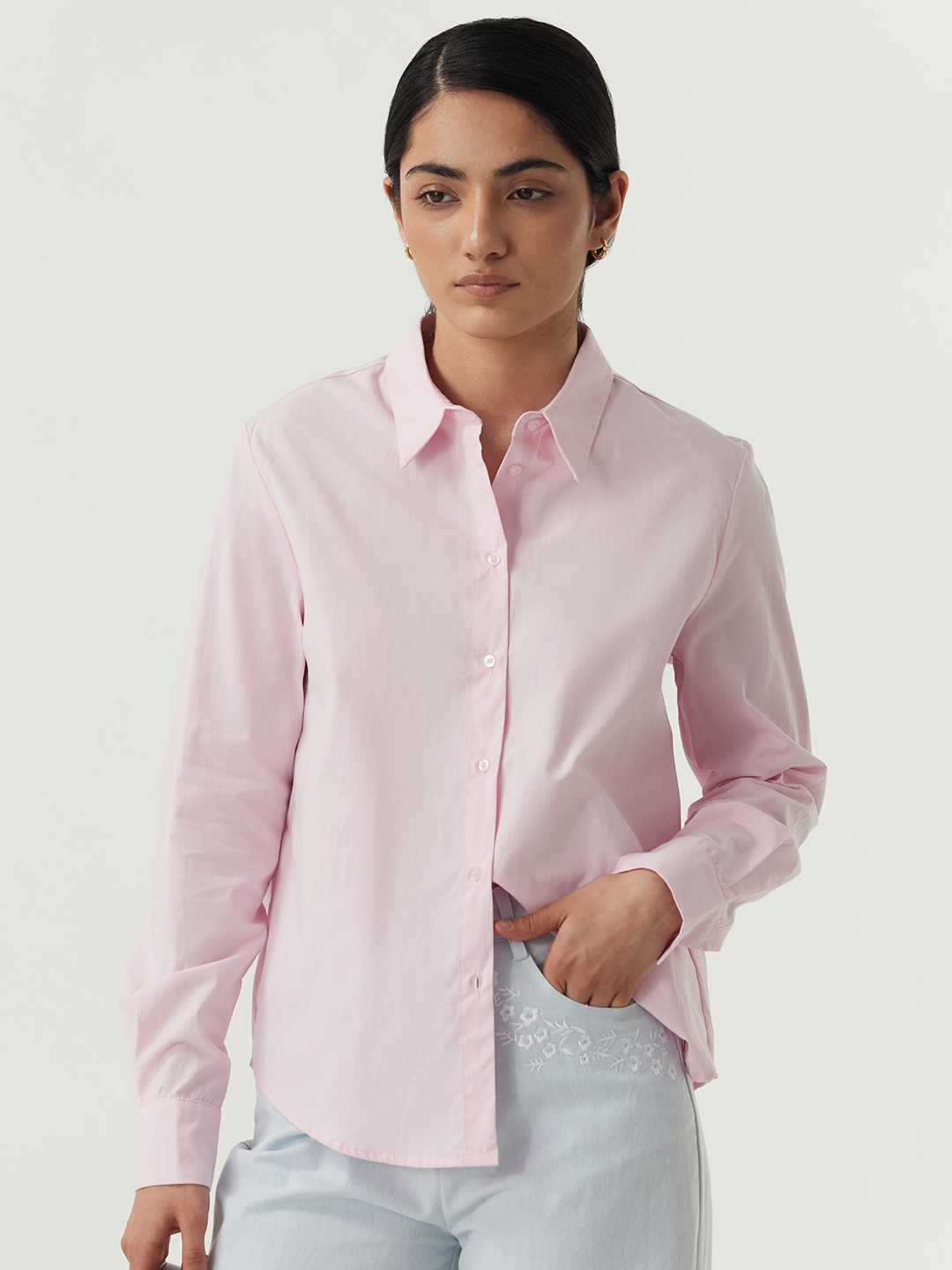 Рубашка розовый для женщин 48252-17 66