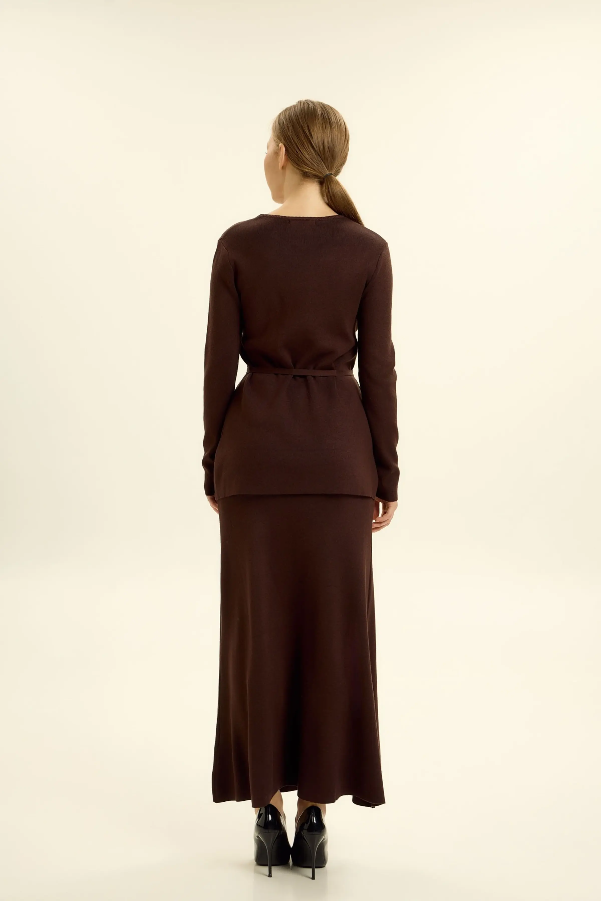 Джемпер коричневый для женщин 46208-13 60