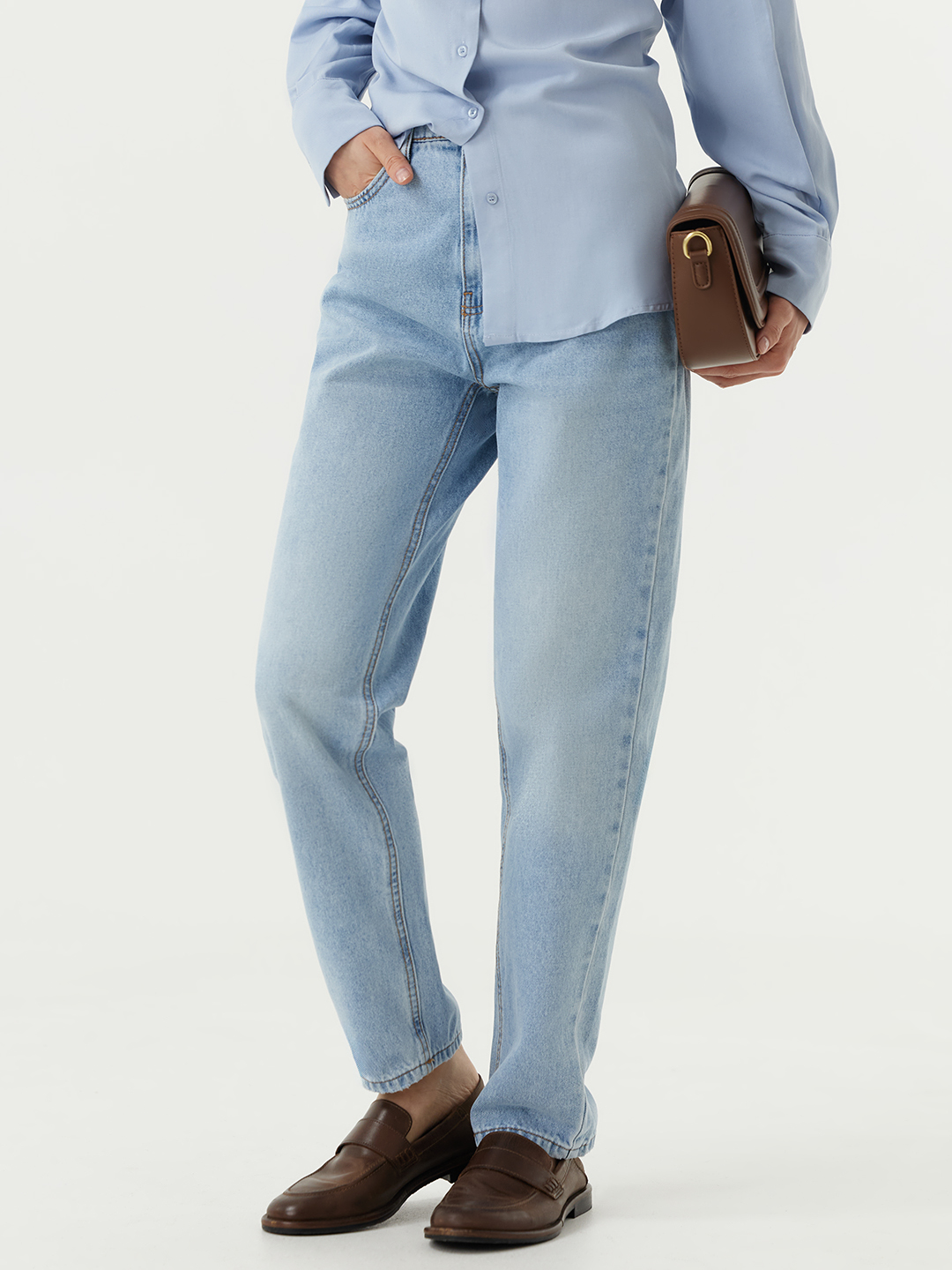 Джинсы голубой для женщин 48755-10 74