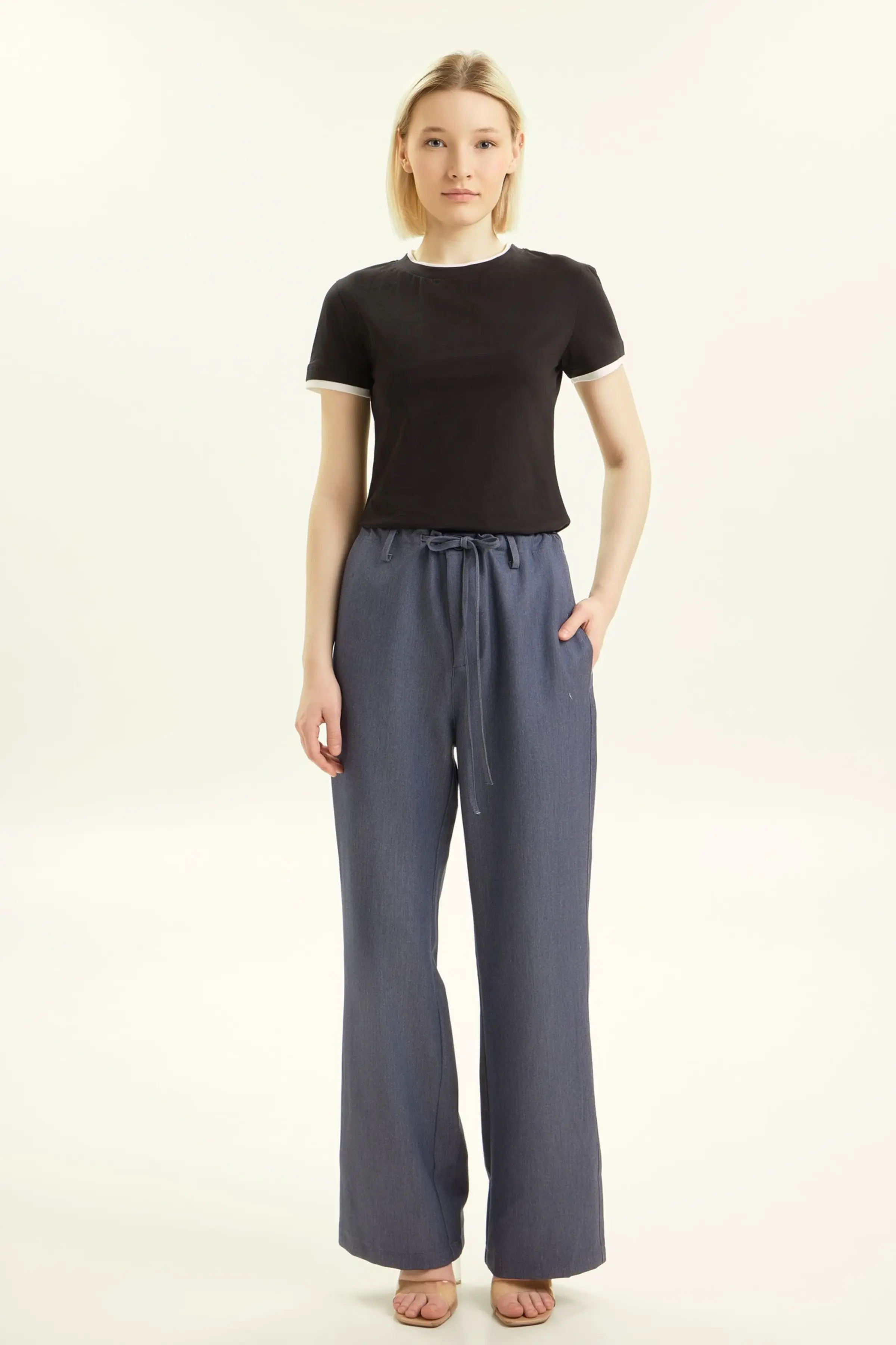 Брюки темно-синий для женщин 45341D-18 71