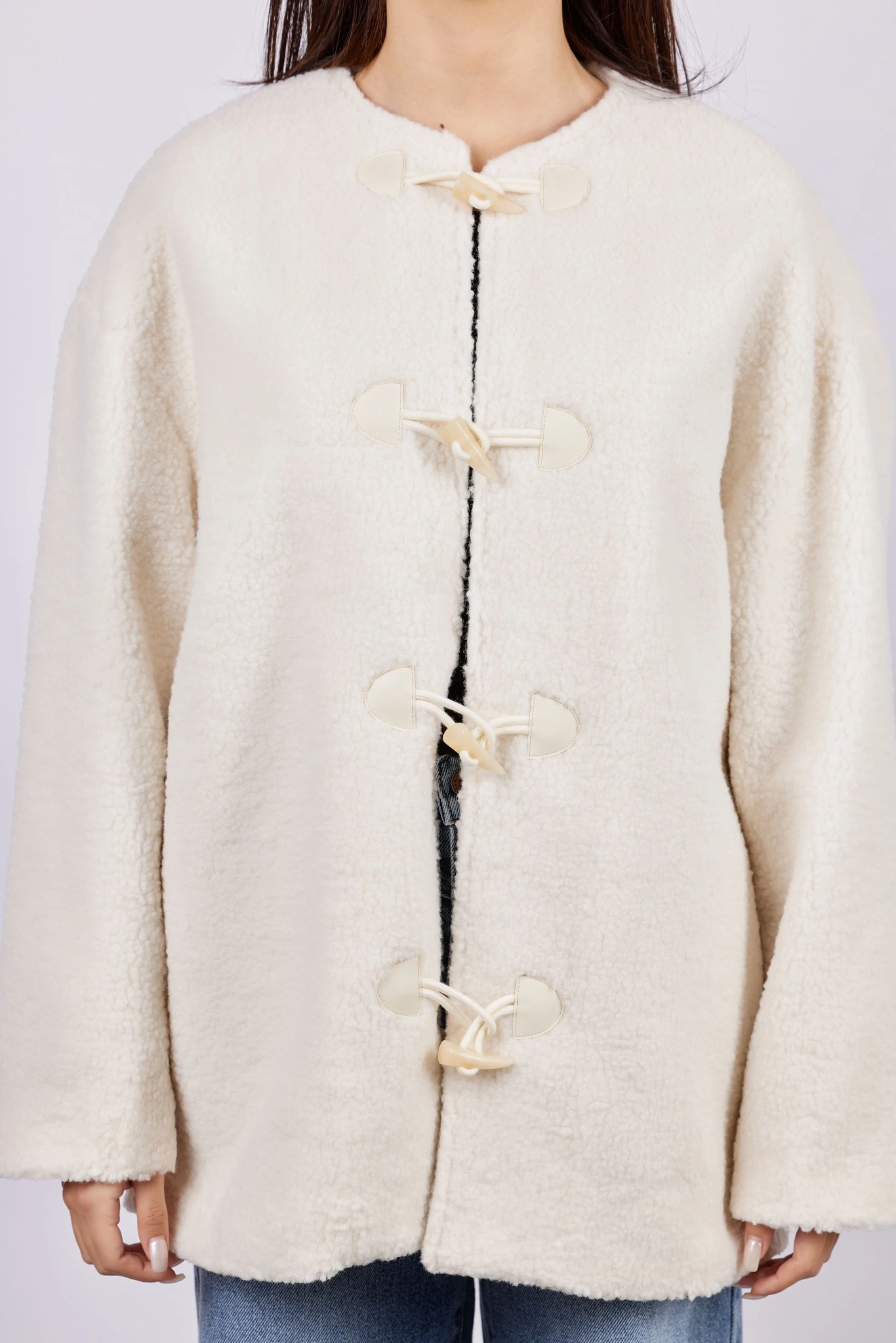 Пальто белый для женщин 43418-4 53