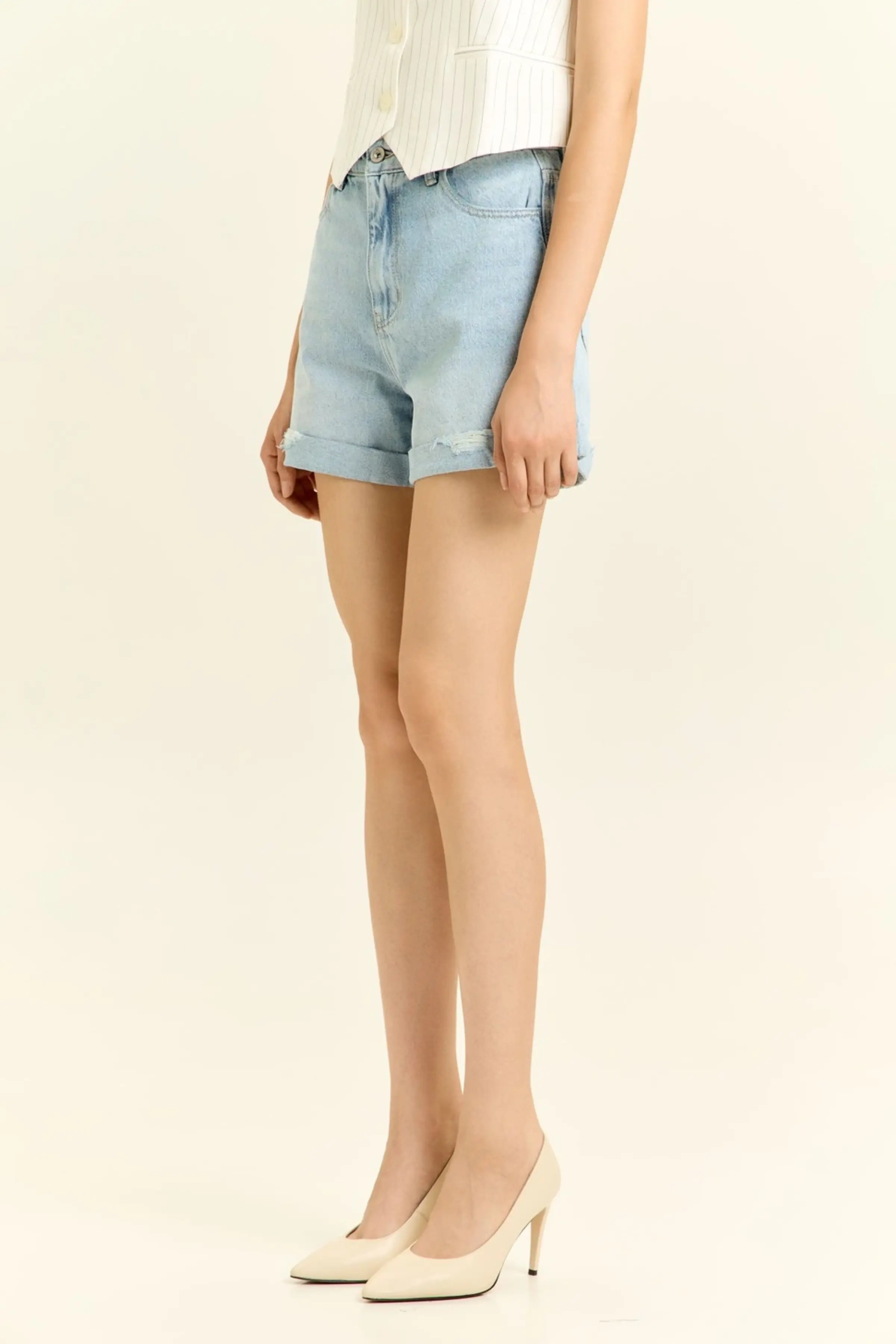 Шорты светло-голубой для женщин 45304-25 57