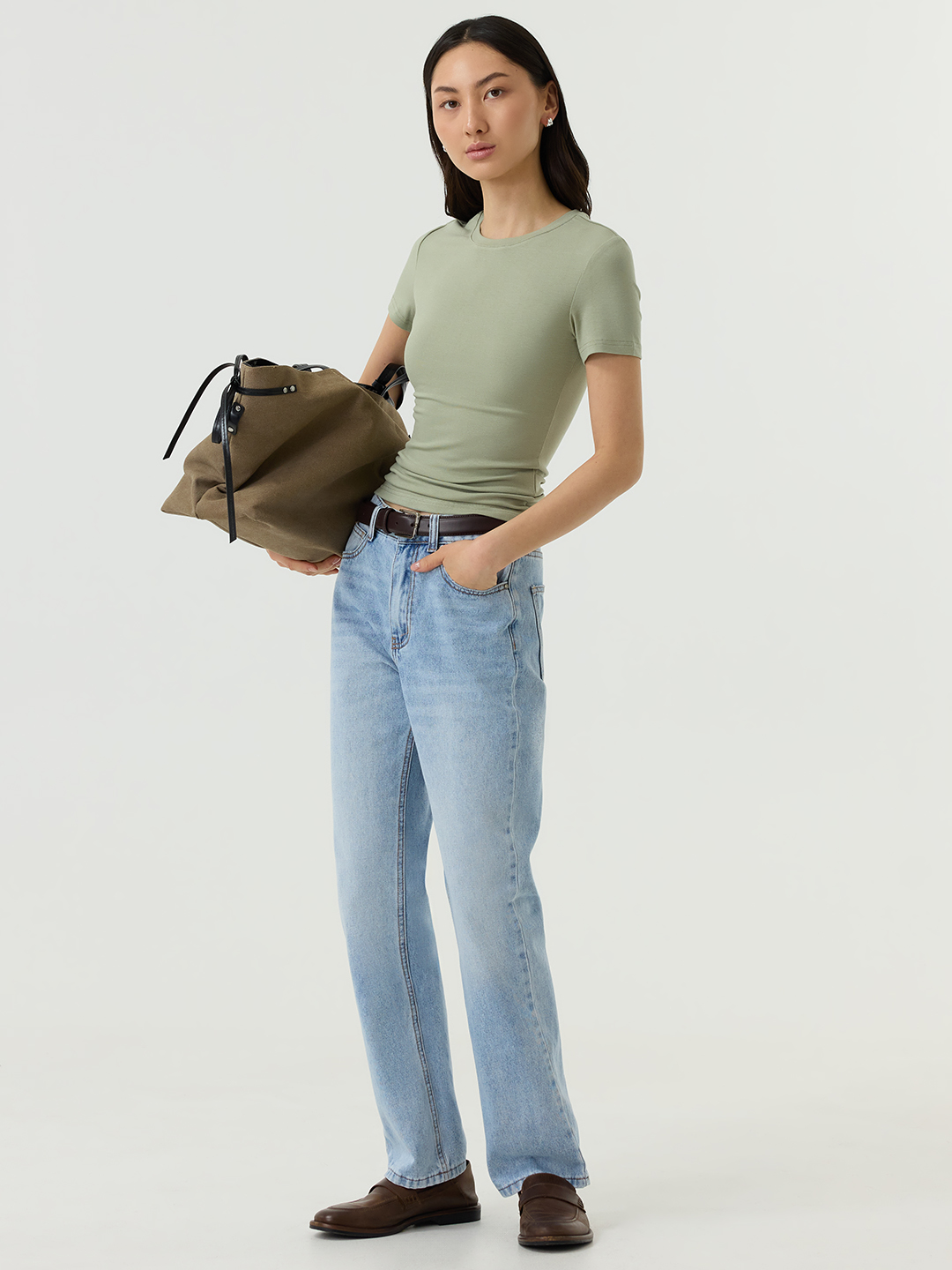 Футболка хаки для женщин 48120-14 67