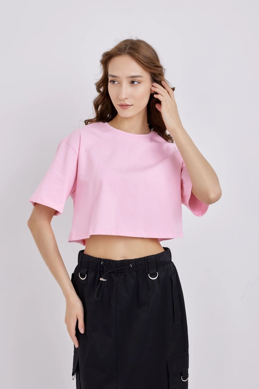 Футболка розовый для женщин 41283-17 67