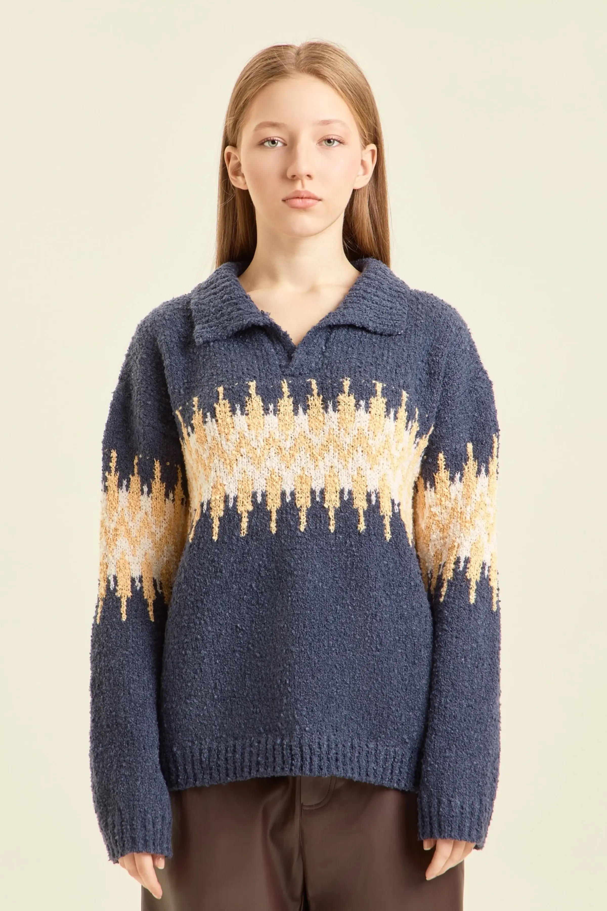 Свитер синий для женщин 47208-65 65