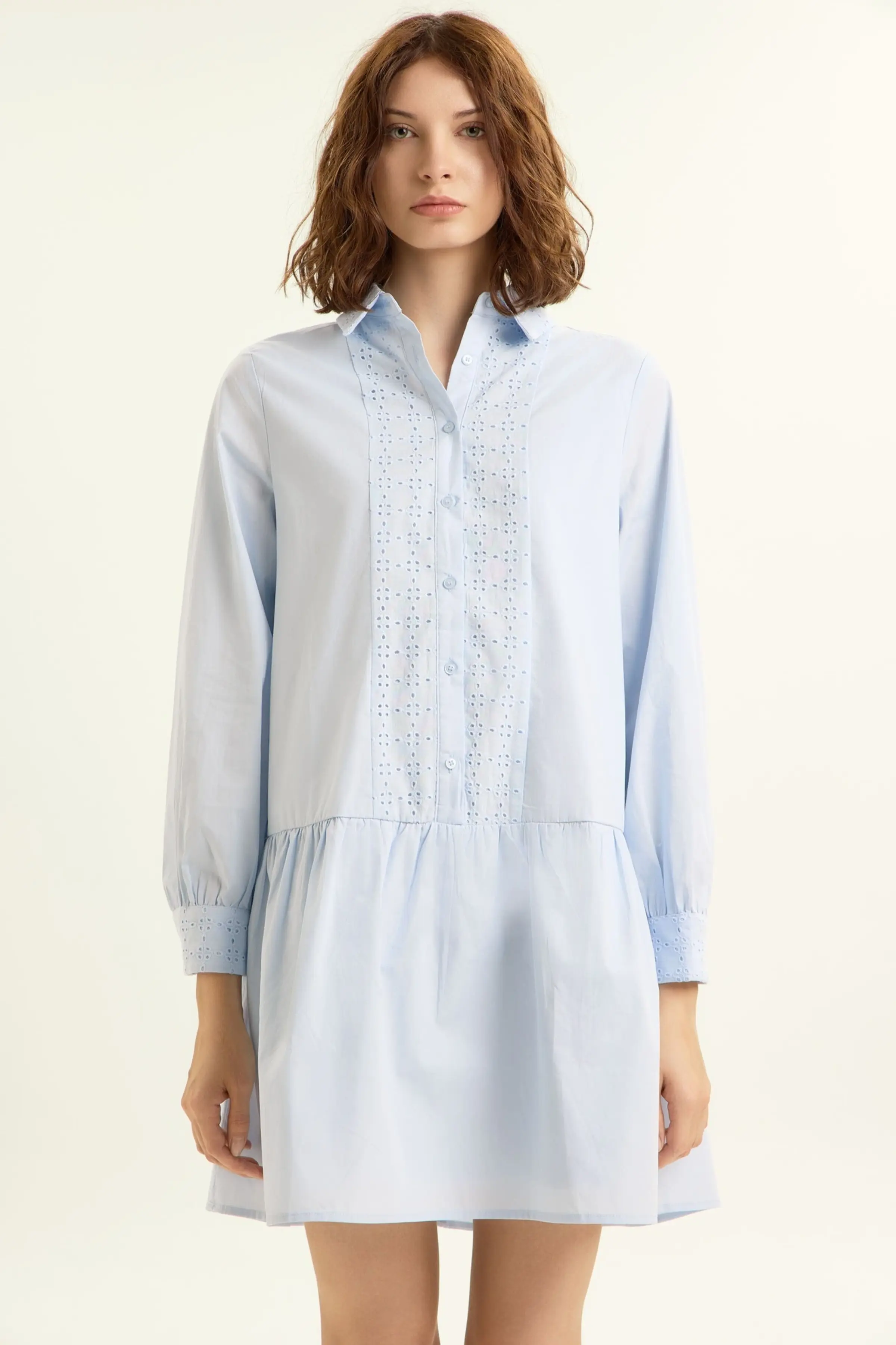 Платье голубой для женщин 44107-10 54