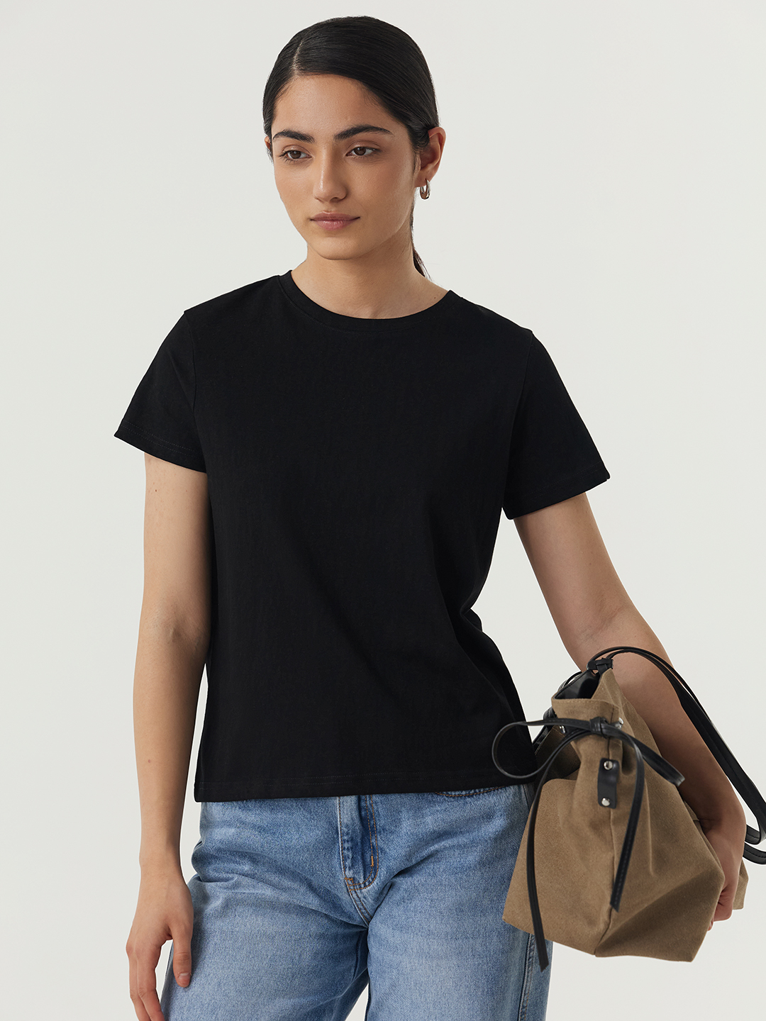 Футболка черный для женщин 48352-1 67