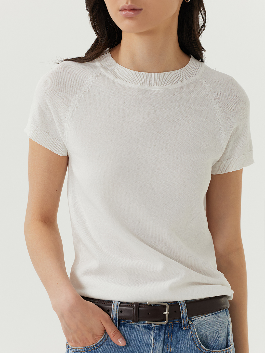 Джемпер белый для женщин 48140-4 60