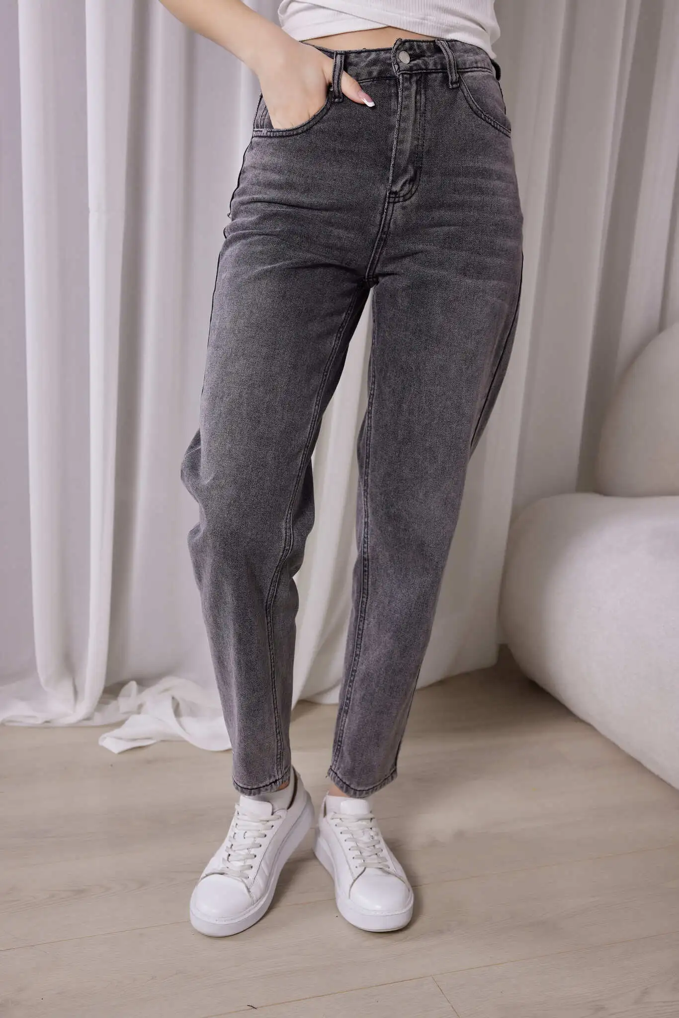 Джинсы черный для женщин 40755-1 74