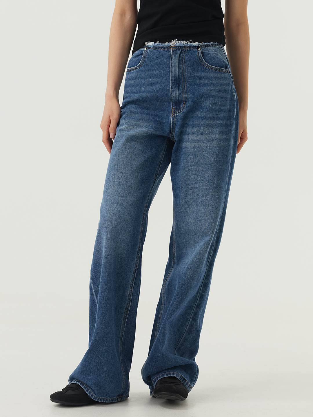 Джинсы синий для женщин 48287-65 74