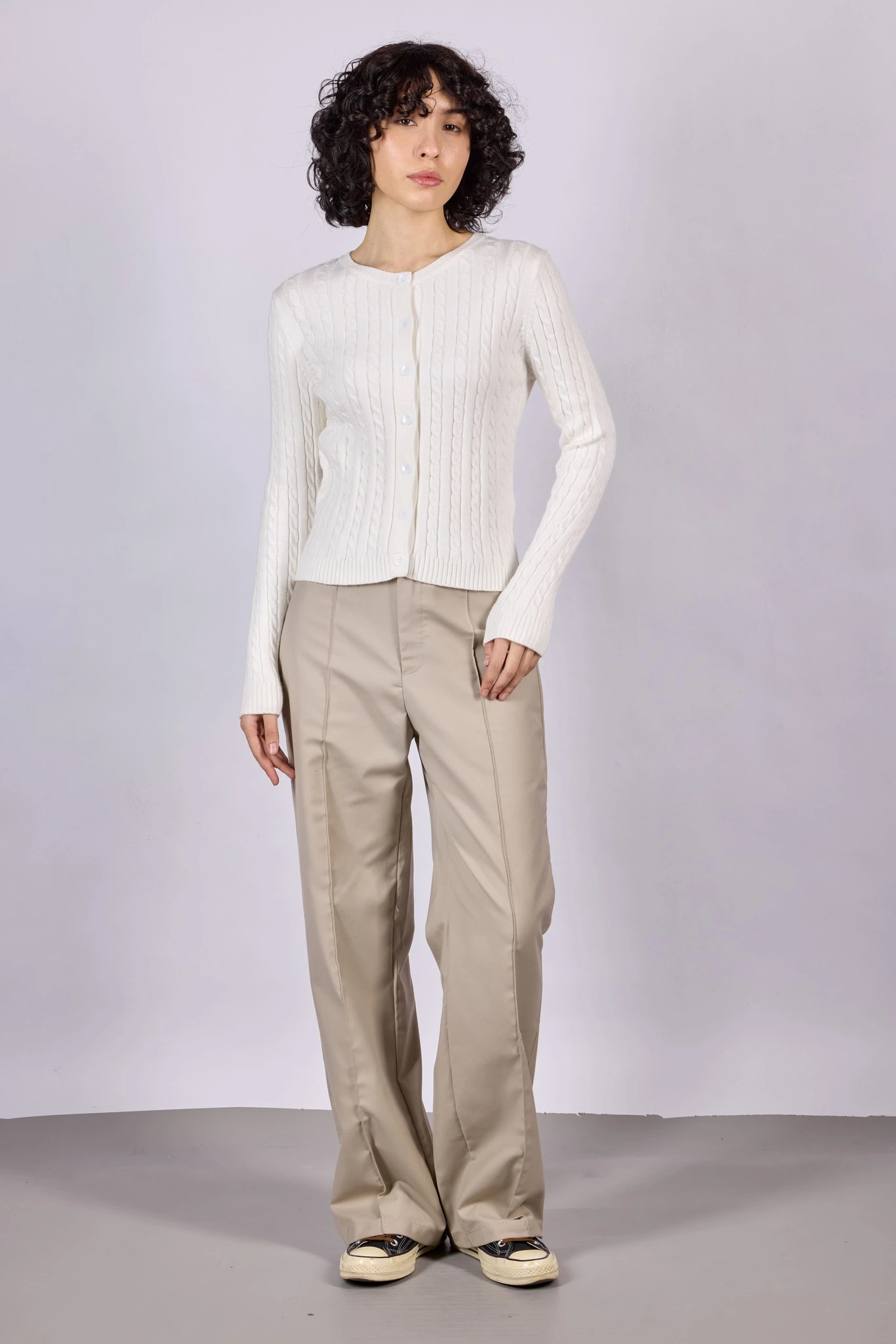 Кардиган белый для женщин 44102-4 50