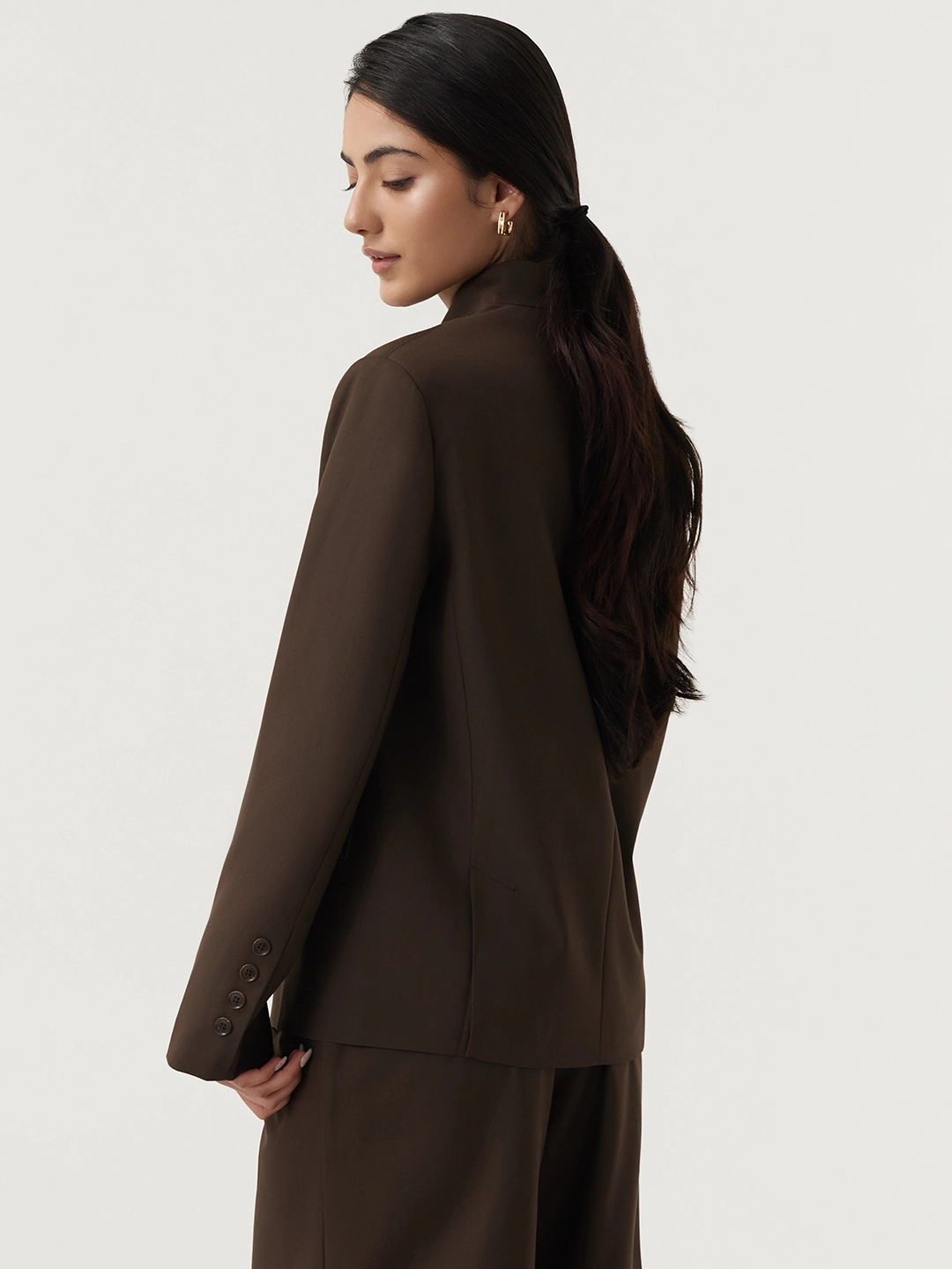 Жакет коричневый для женщин 48143-13 64