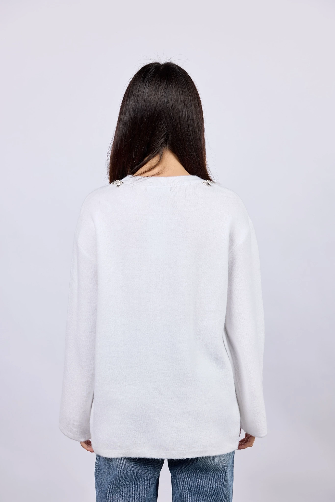 Свитер белый для женщин 43215-4 65