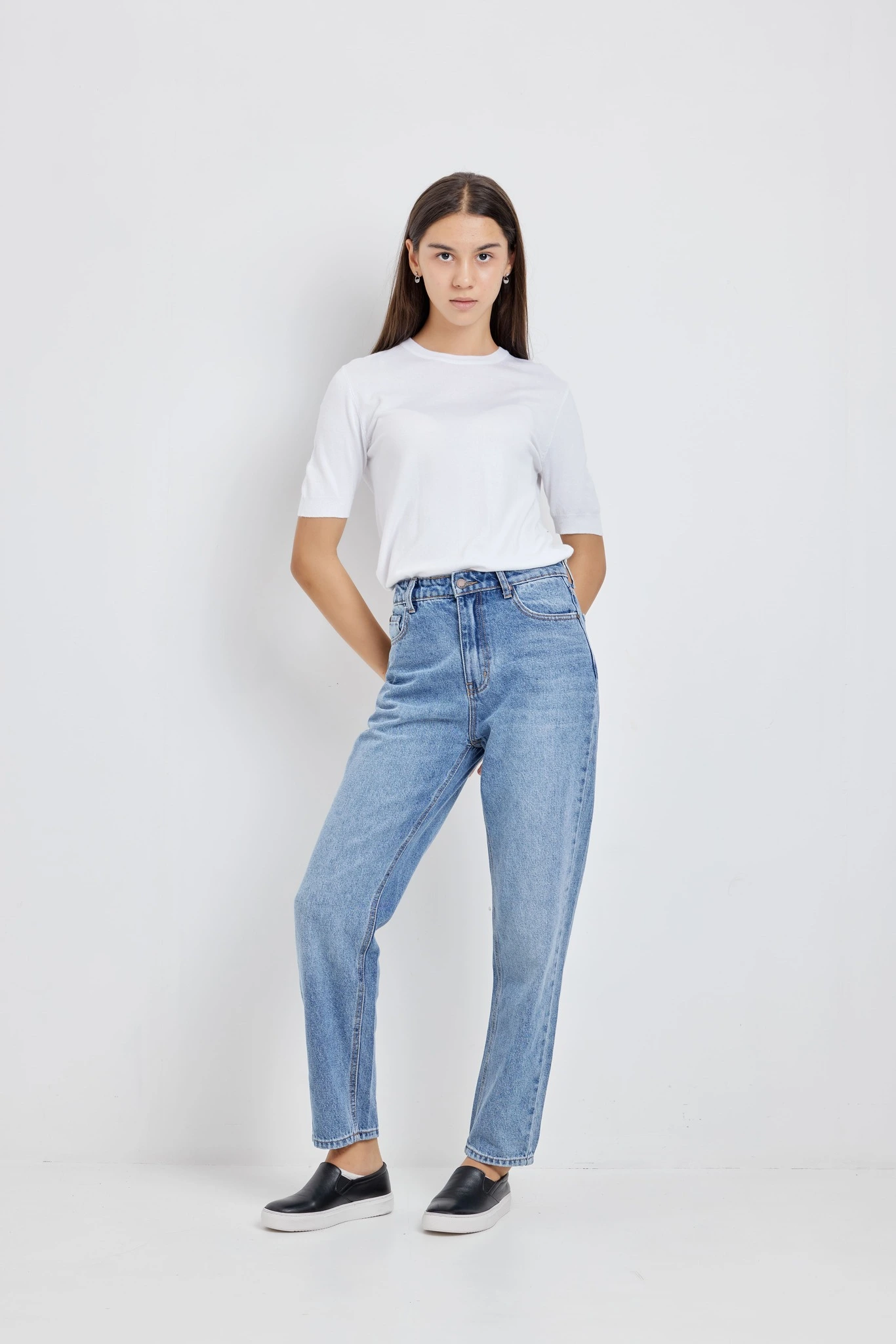 Джинсы синий для женщин 42755-65 74