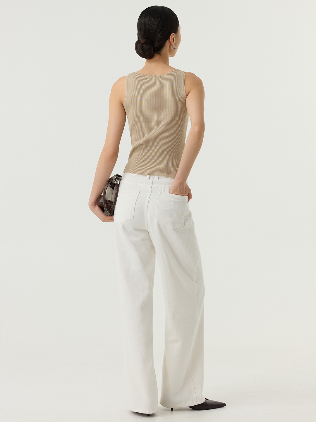 Топ бежевый для женщин 48124-15 46