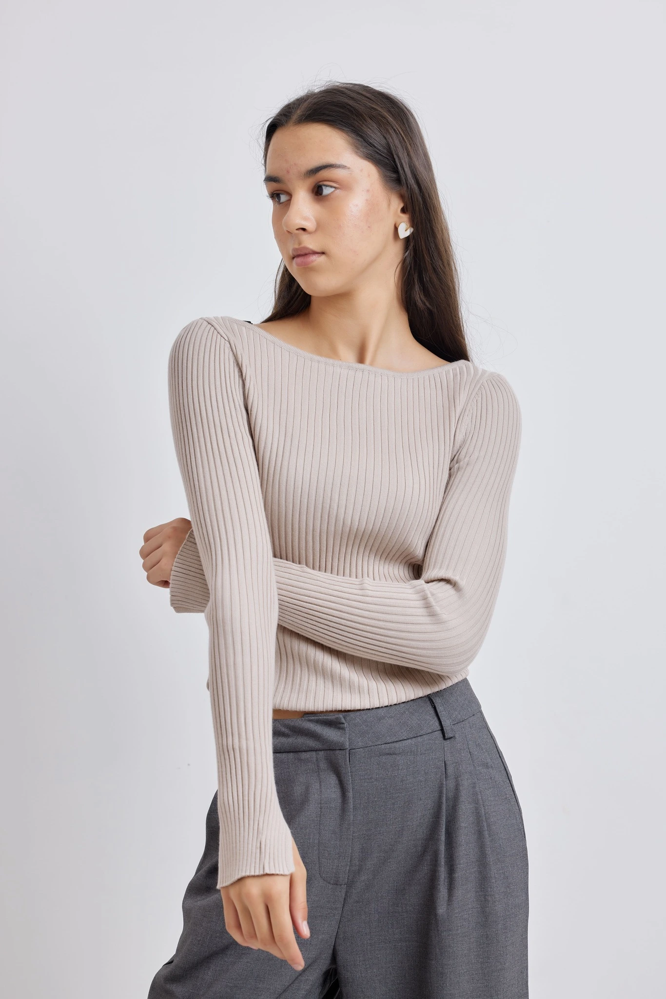 Джемпер бежевый для женщин 42405U-15 60