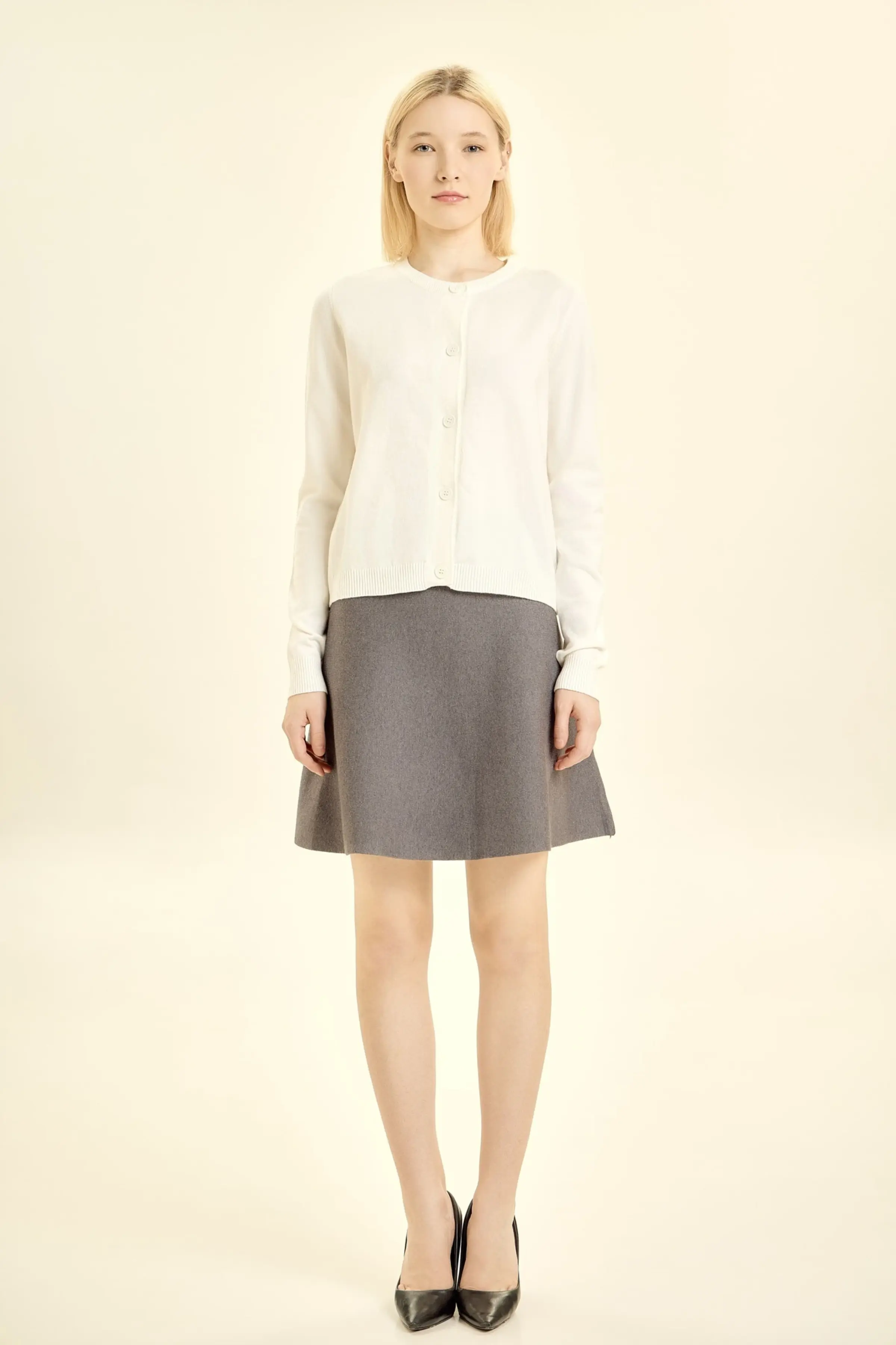 Кардиган белый для женщин 46231-4 50