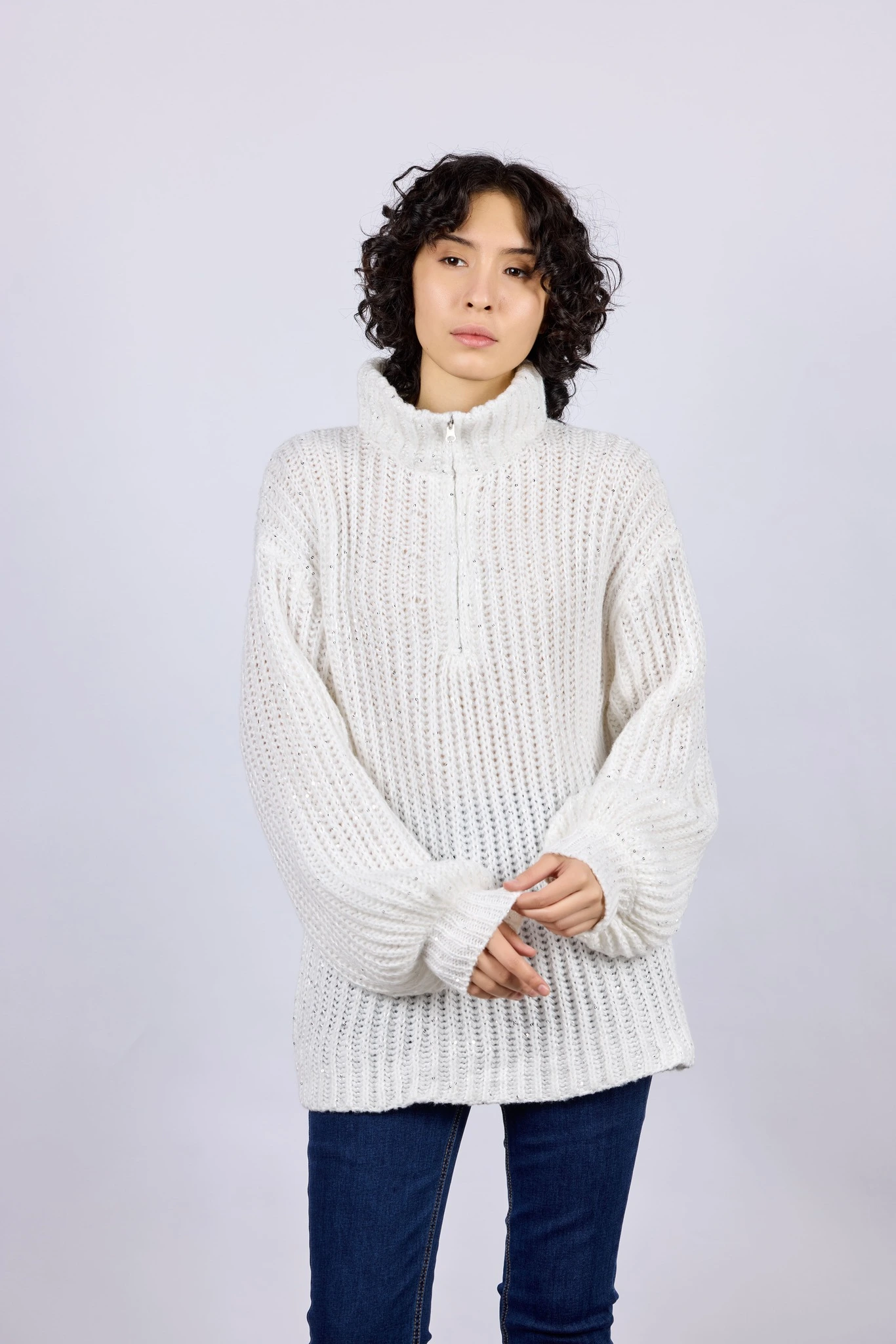 Свитер белый для женщин 43238-4 65