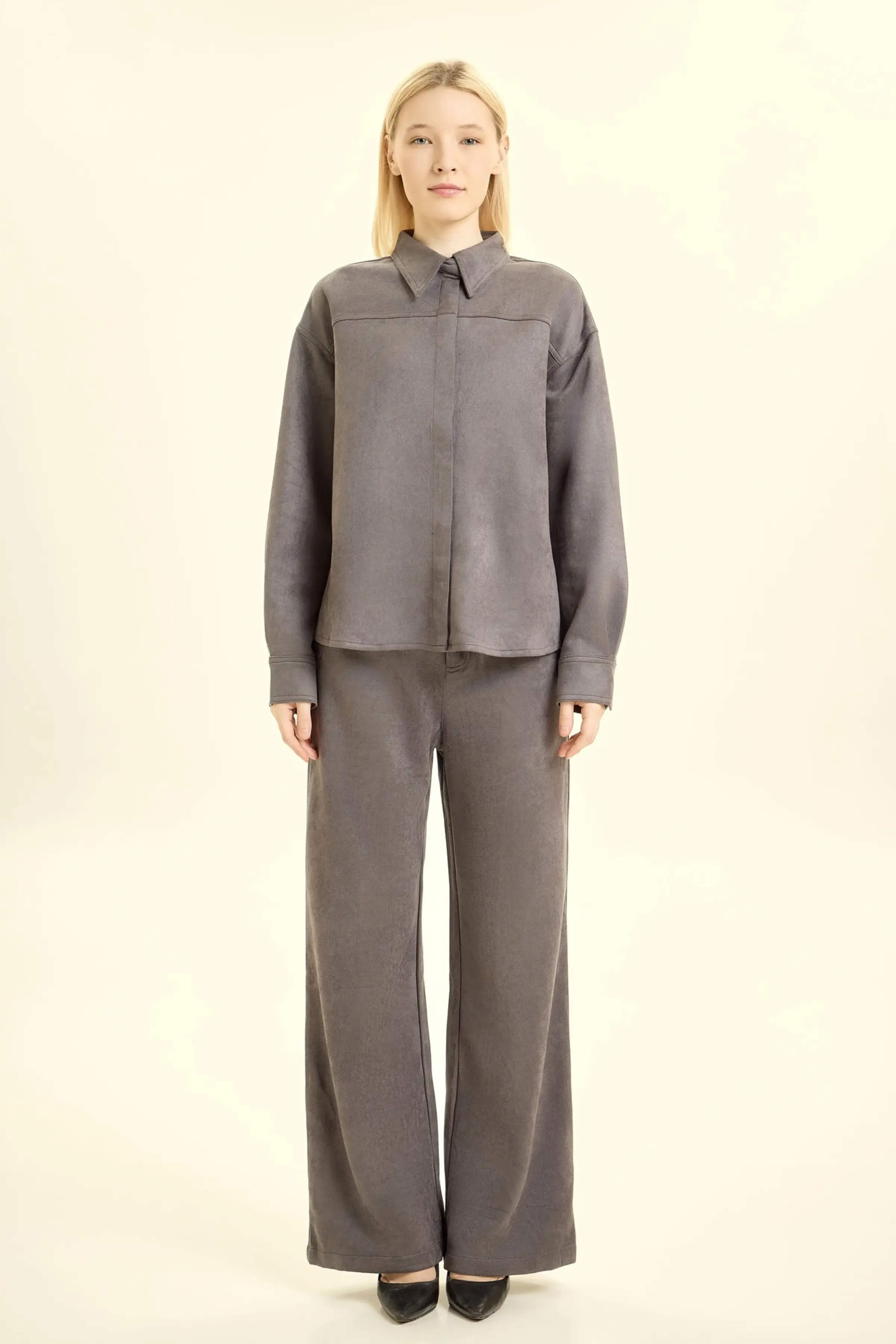 Рубашка серый для женщин 46131-61 66