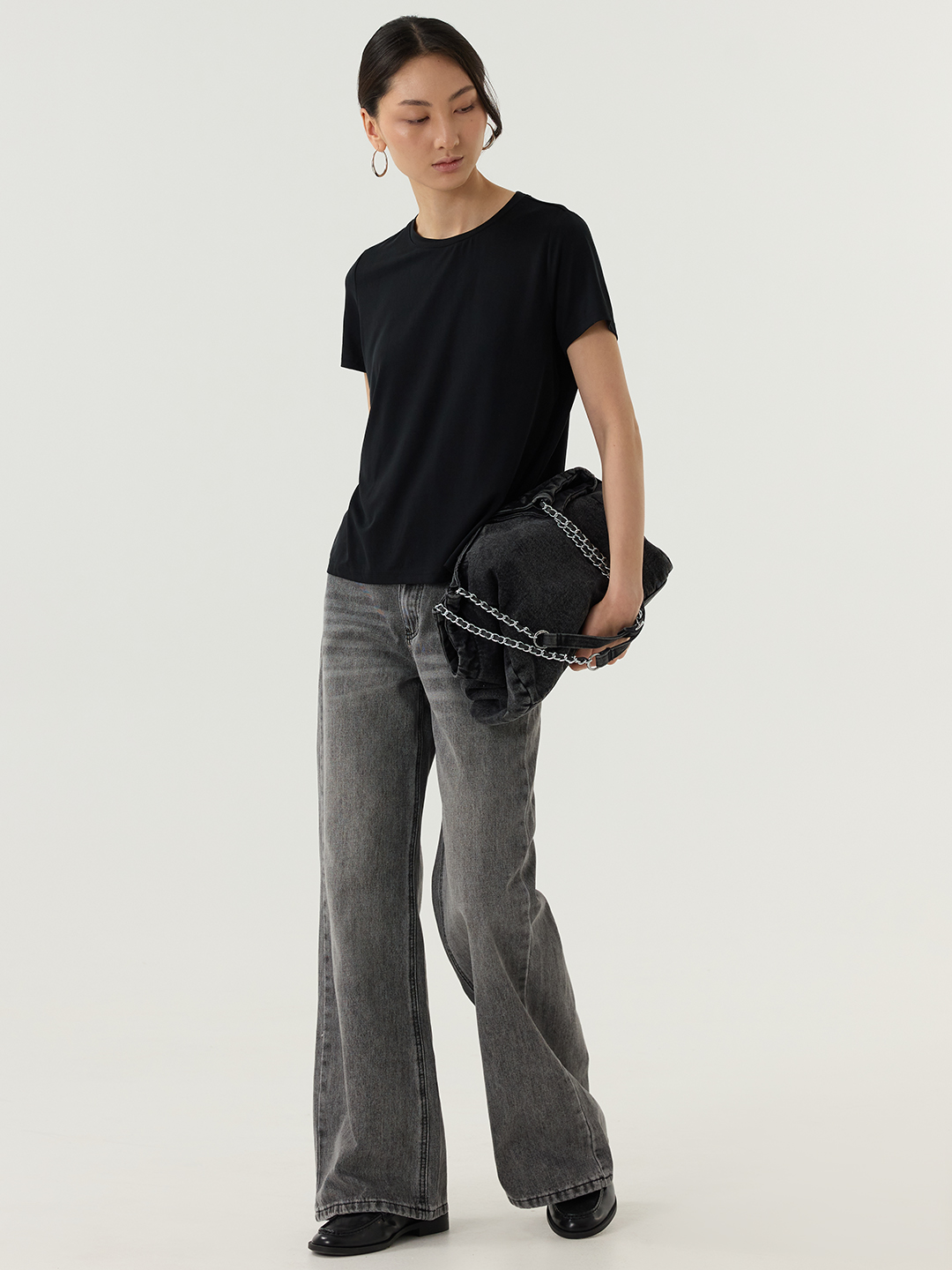 Футболка черный для женщин 48132-1 67