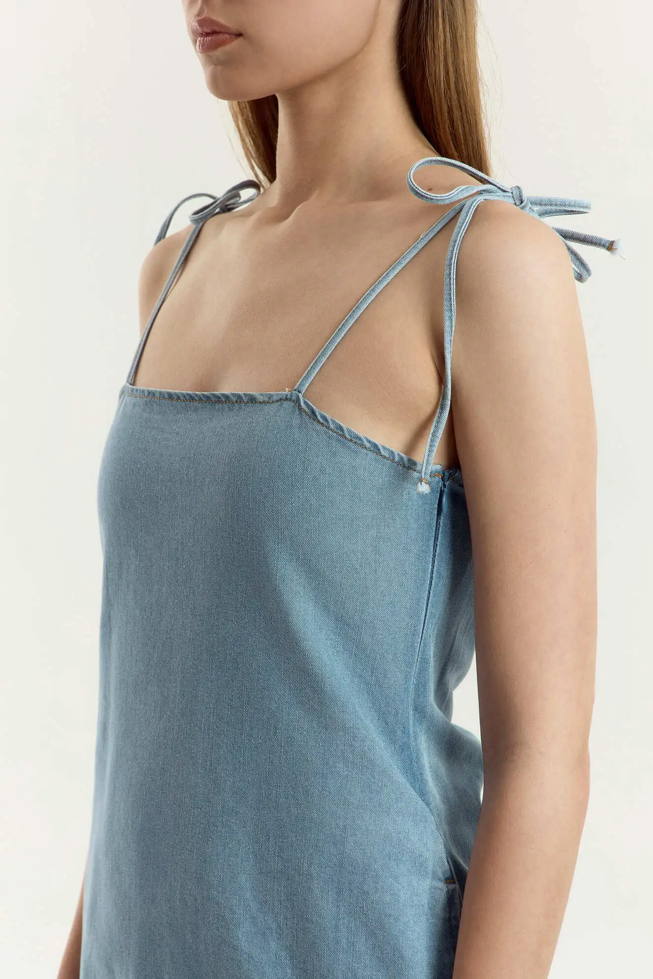 Сарафан голубой для женщин 45133-10 48