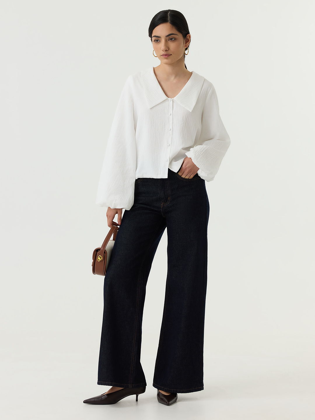 Блузка белый для женщин 48261-4 28