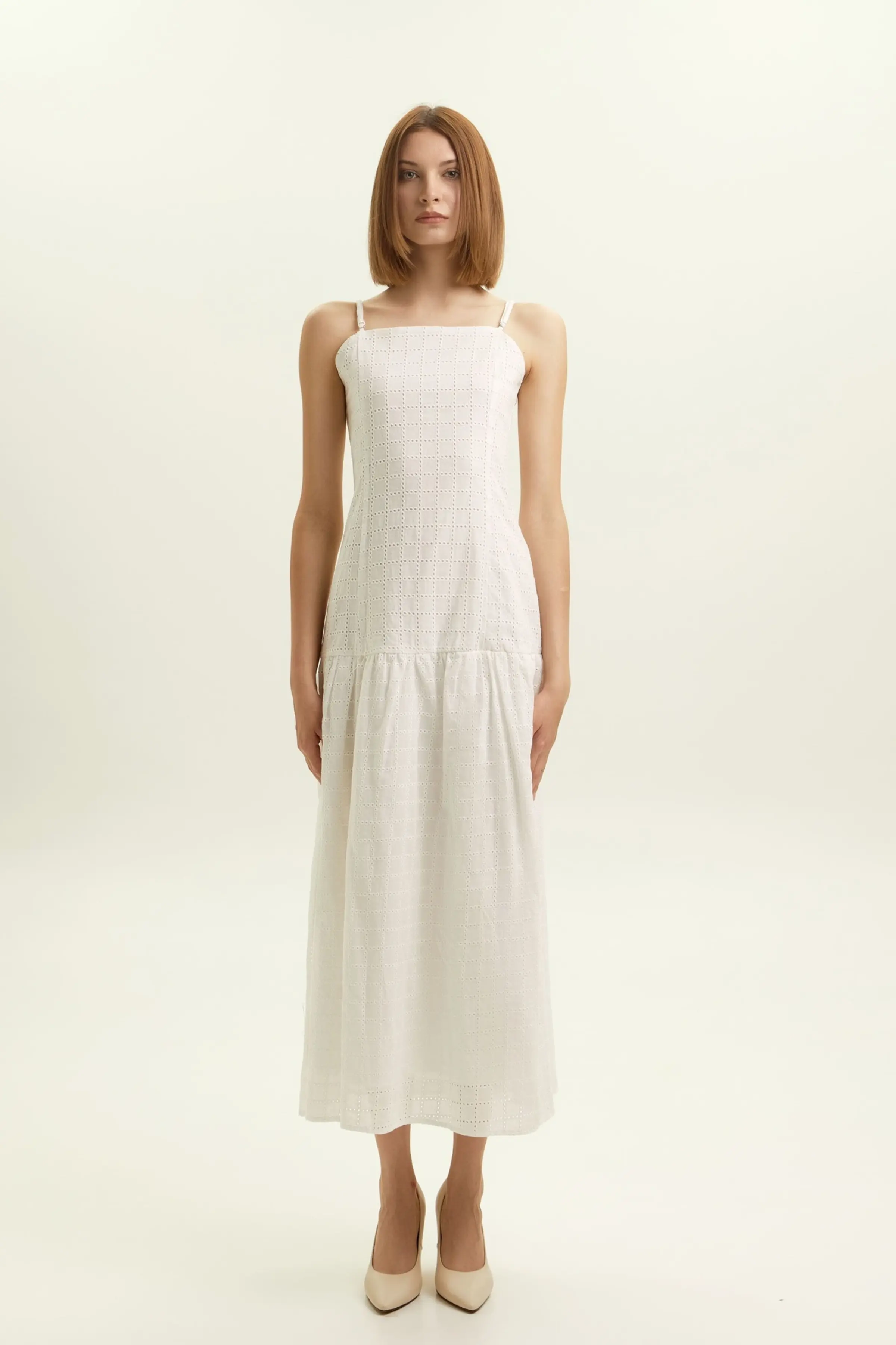 Сарафан белый для женщин 45143-4 48