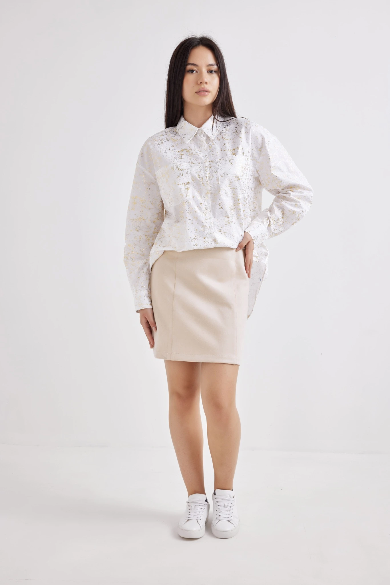 Юбка бежевый для женщин 42106-15 52