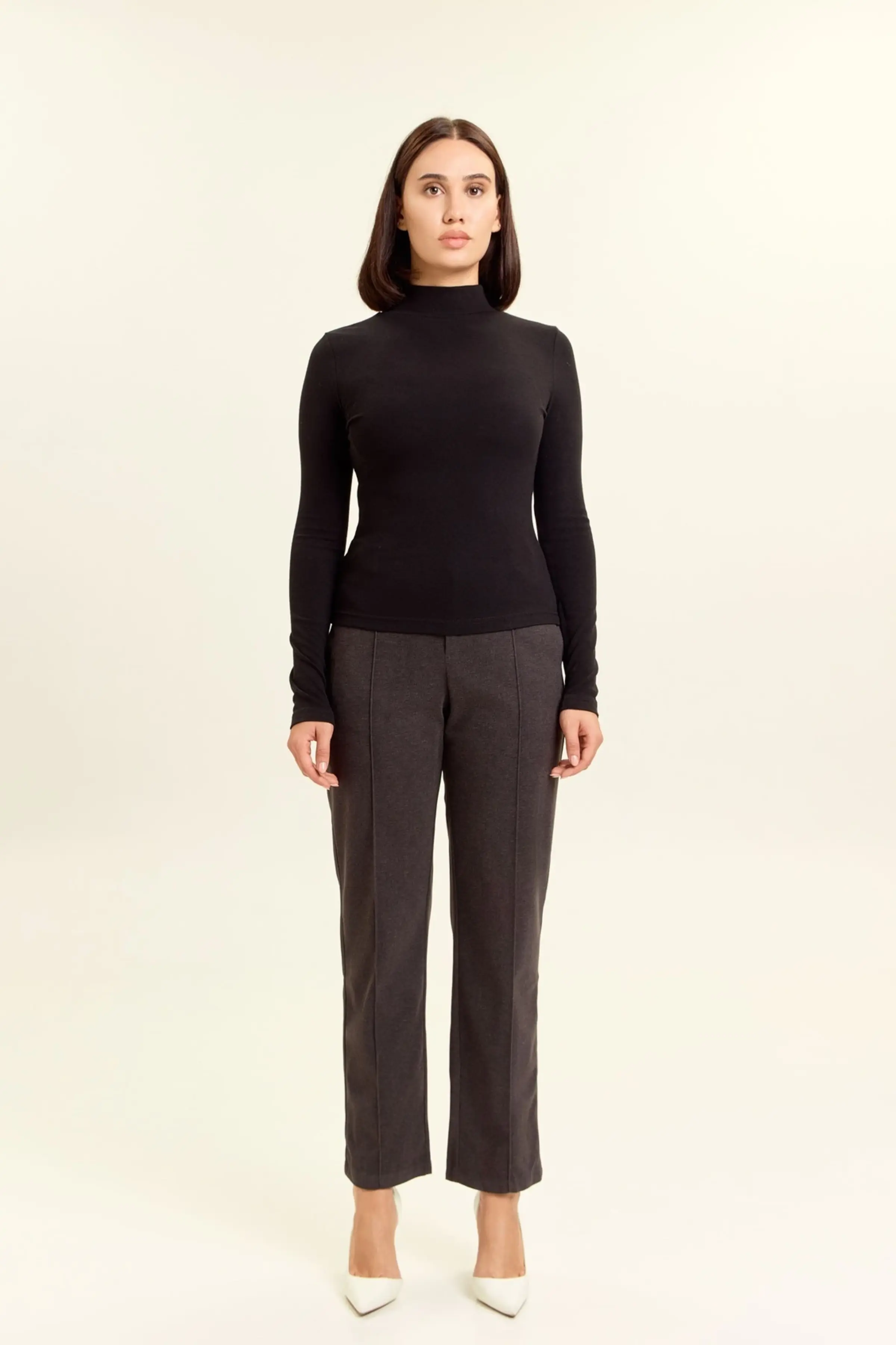 Лонгслив черный для женщин 47224-1 59