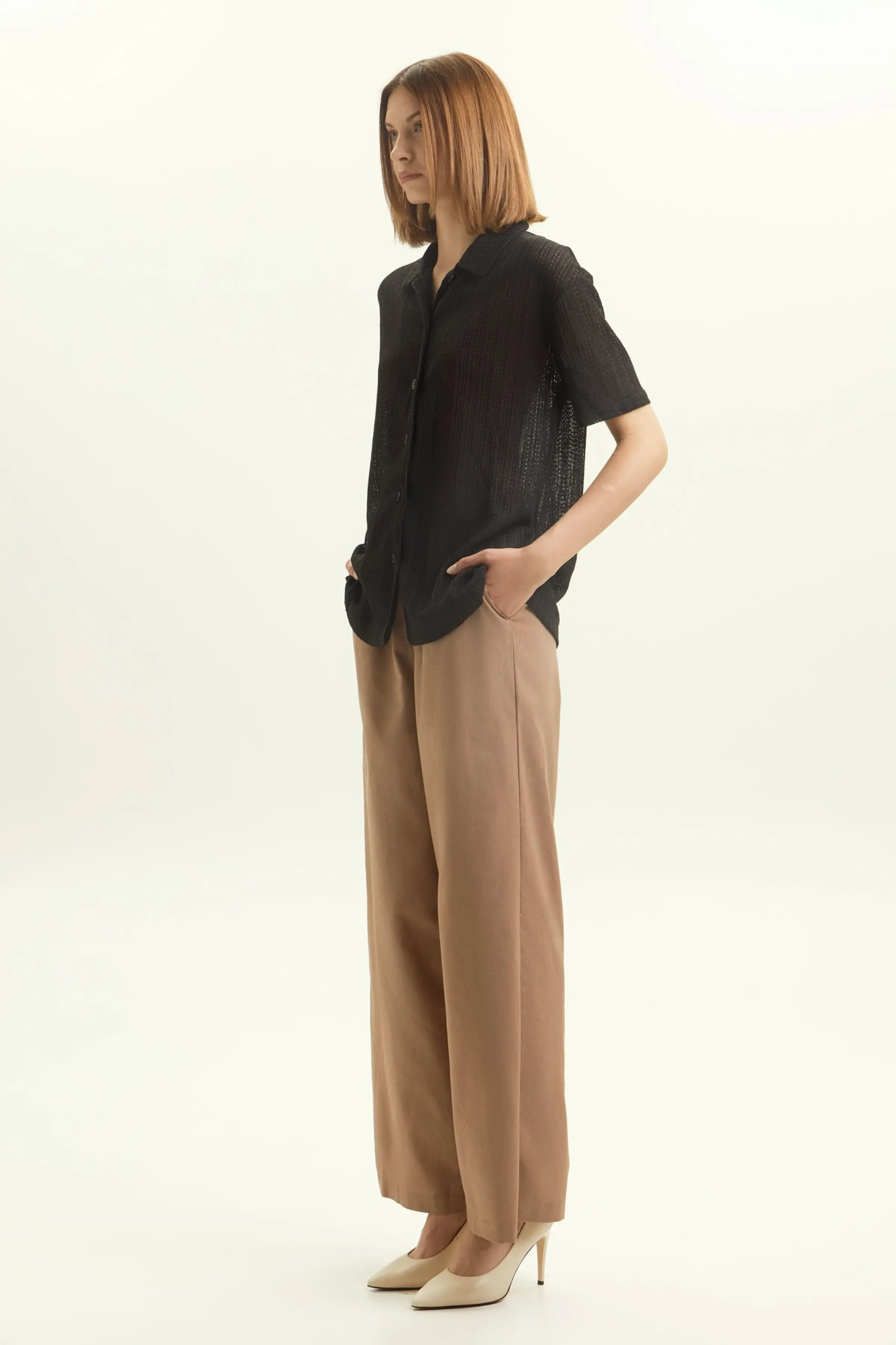 Брюки темно-бежевый для женщин 45182-78 71