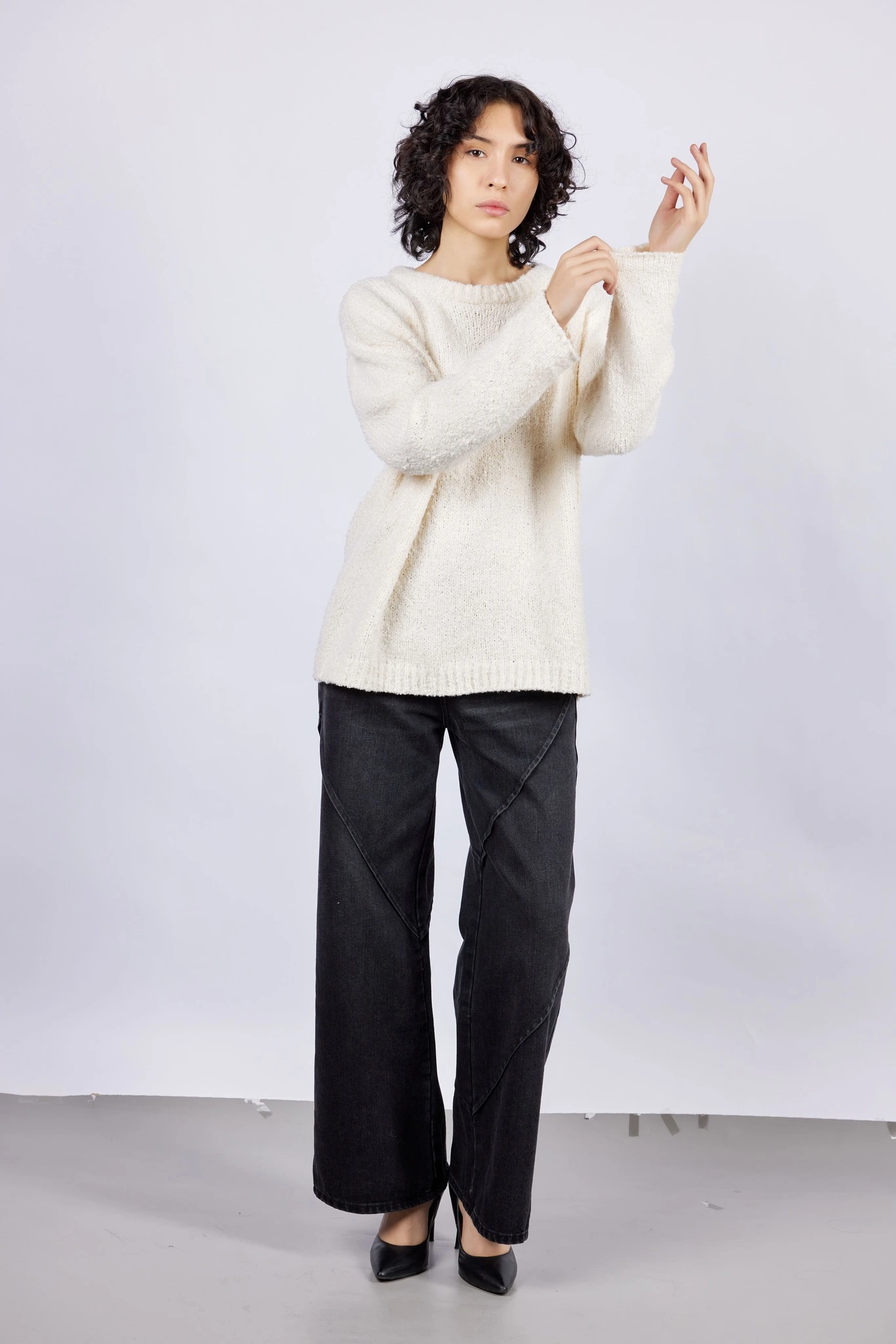 Свитер белый для женщин 43212-4 65