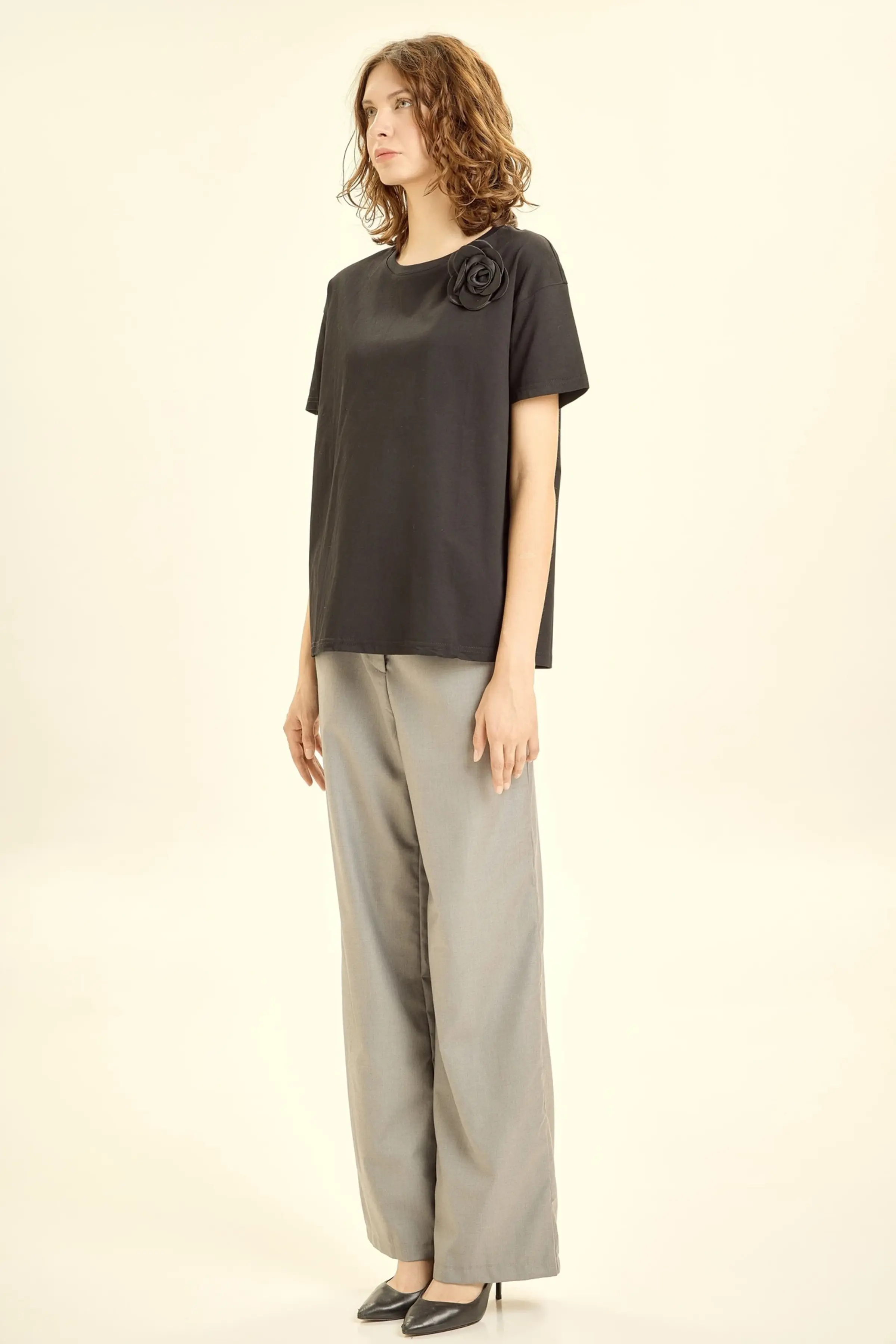 Футболка черный для женщин 46124-1 67