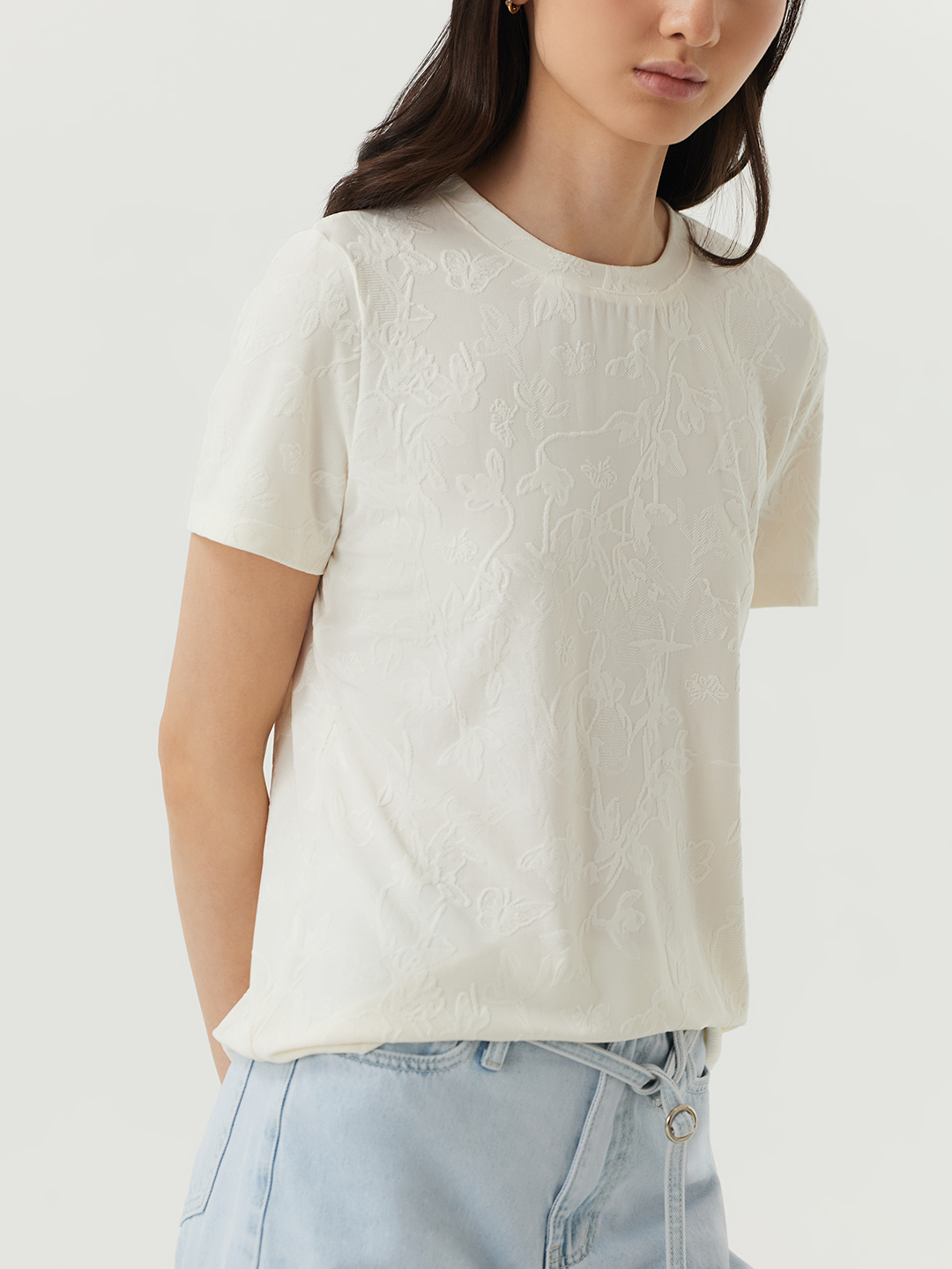 Футболка белый для женщин 48100-4 67