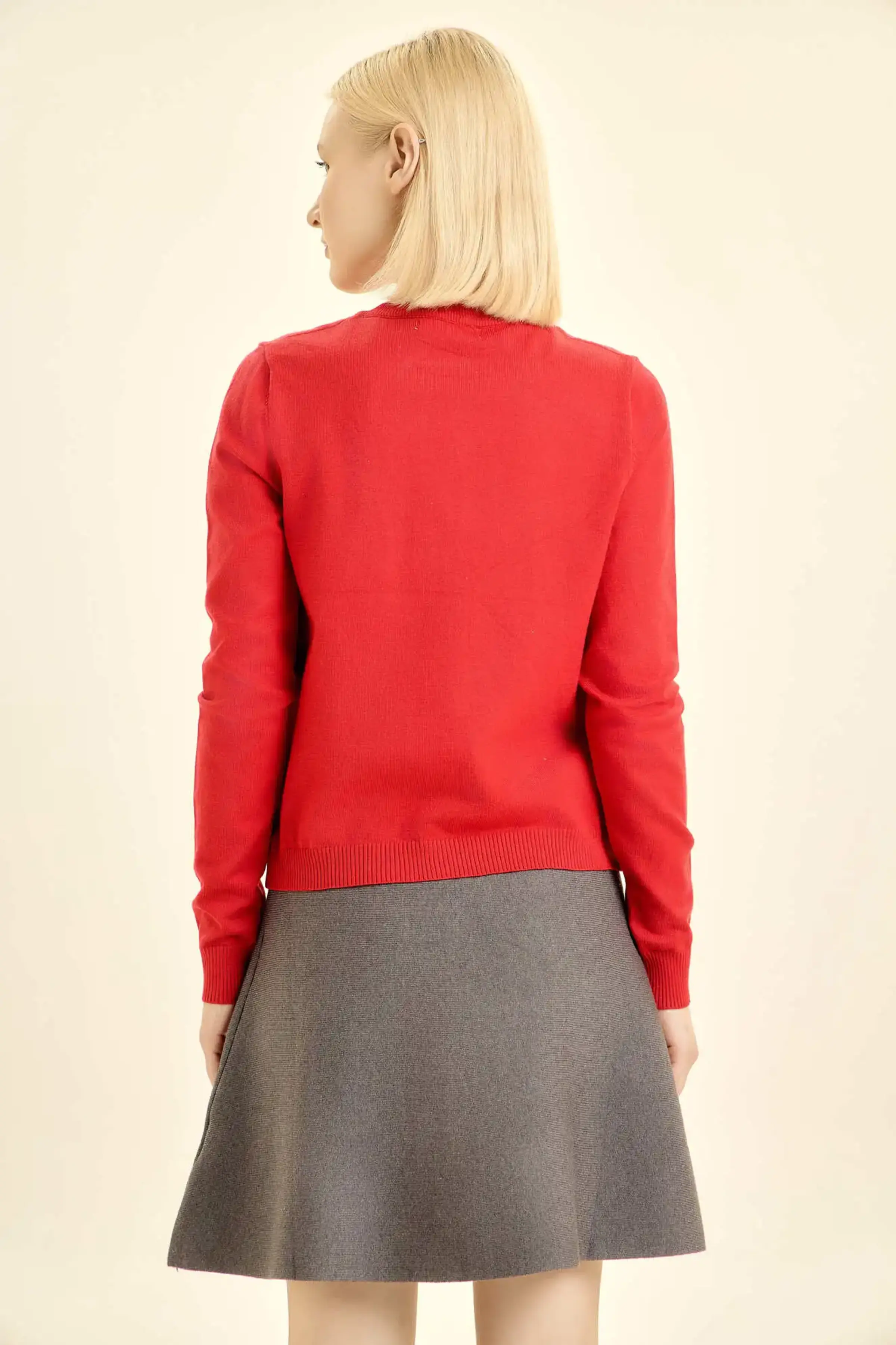 Кардиган красный для женщин 46231-7 50