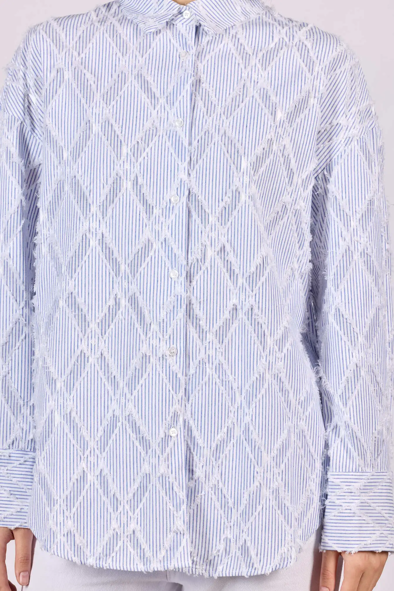 Рубашка зеленая клетка для женщин 44248-277 66