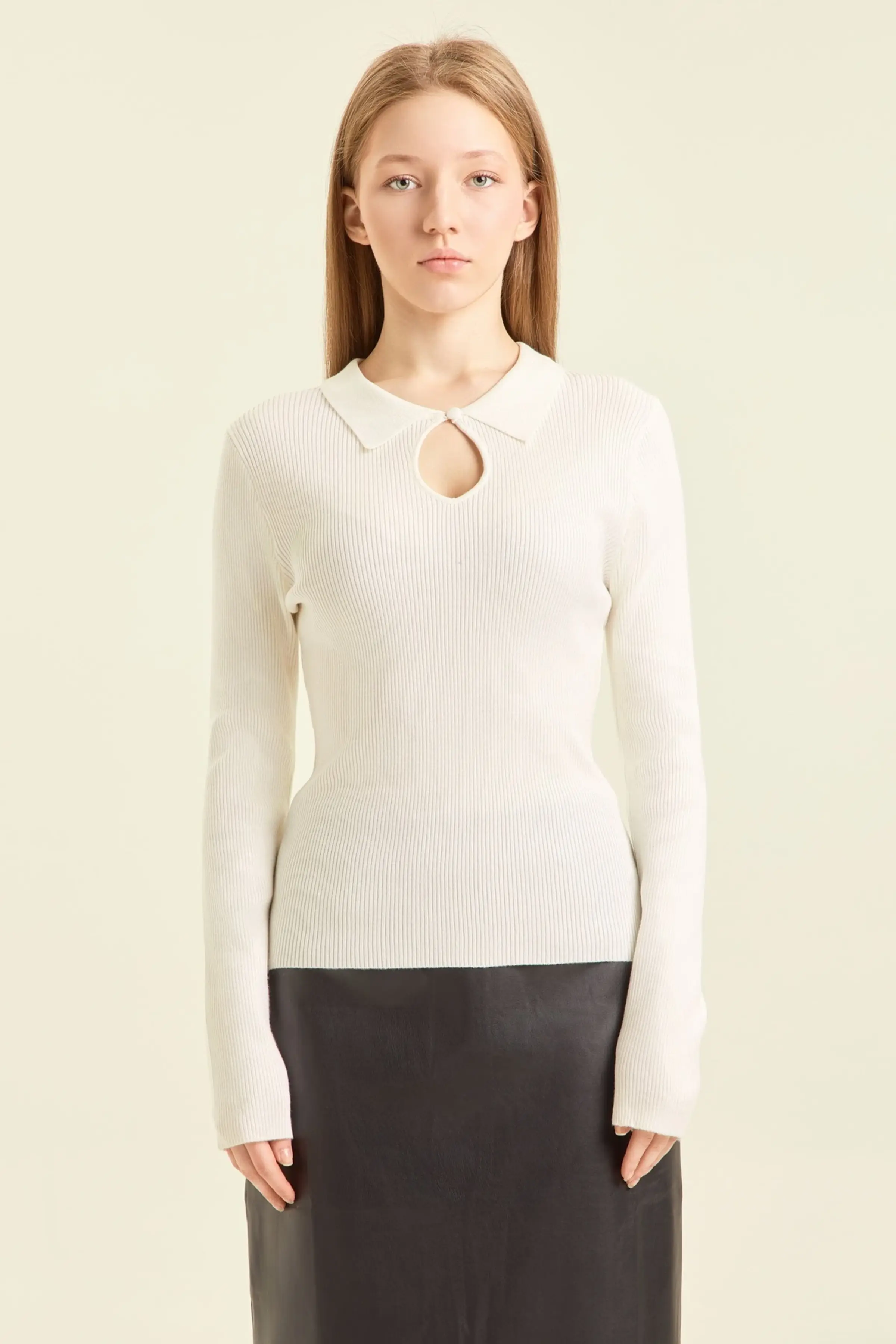 Джемпер белый для женщин 47148-4 60